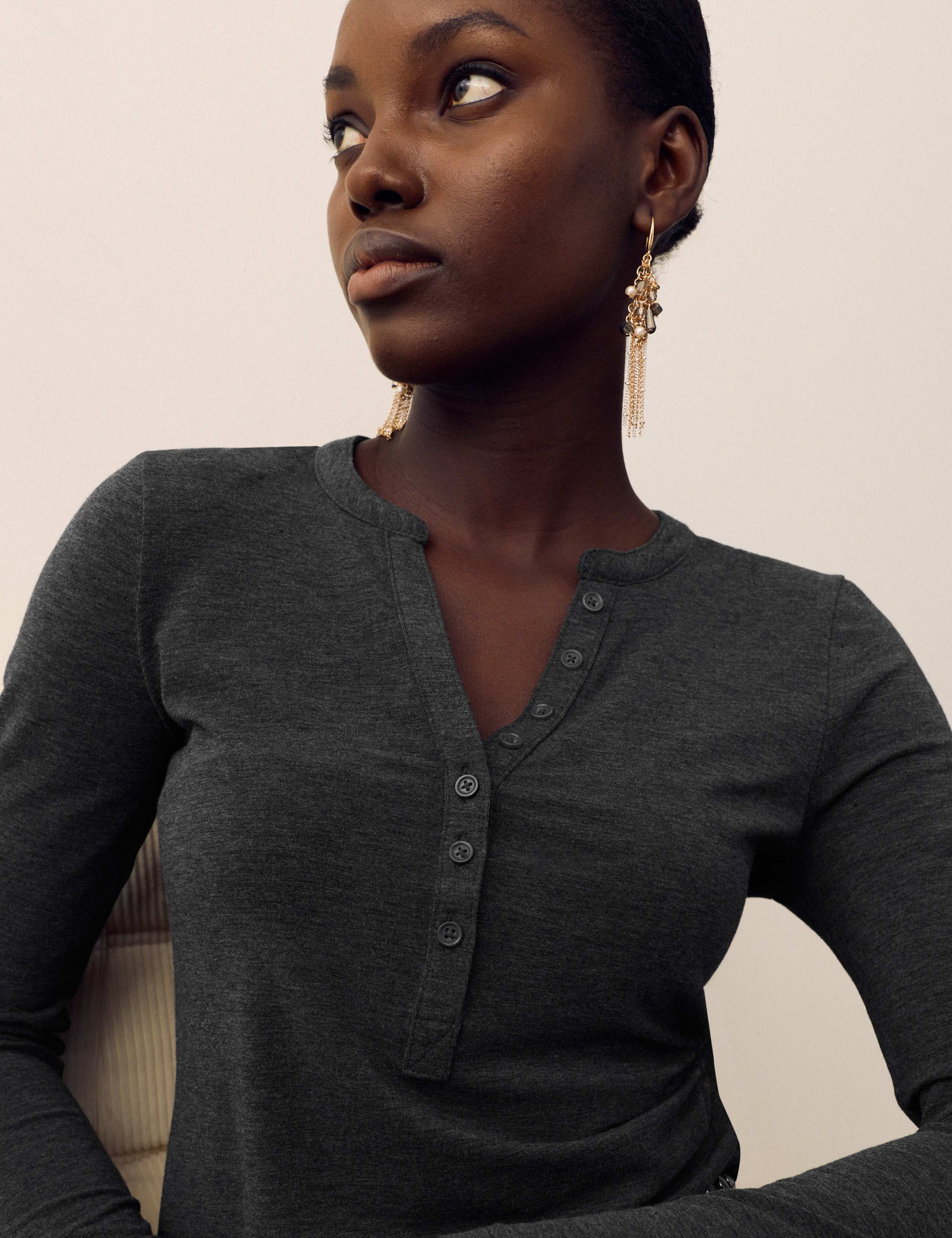 Henley Top With Wool 5 of 5