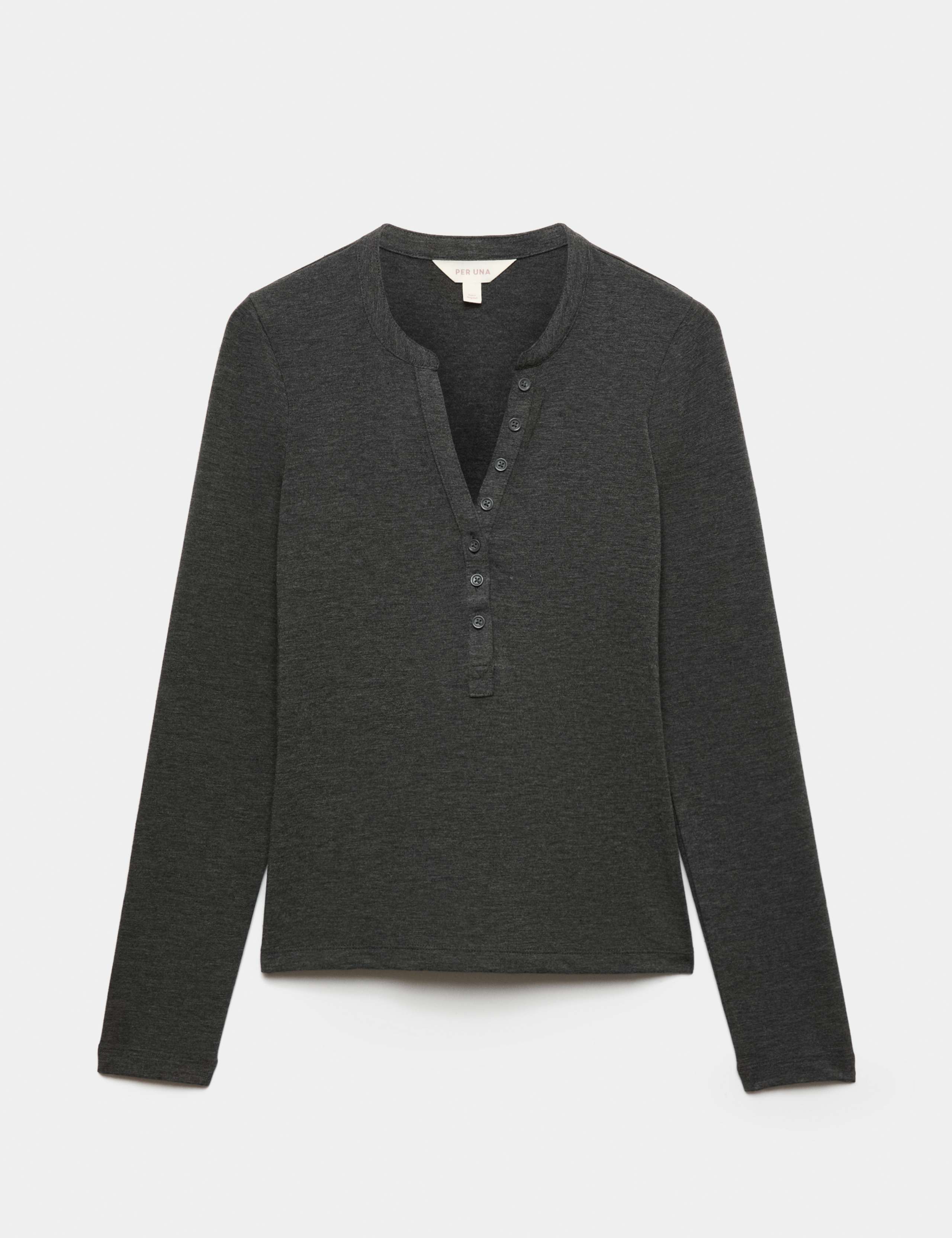 Henley Top With Wool 2 of 5