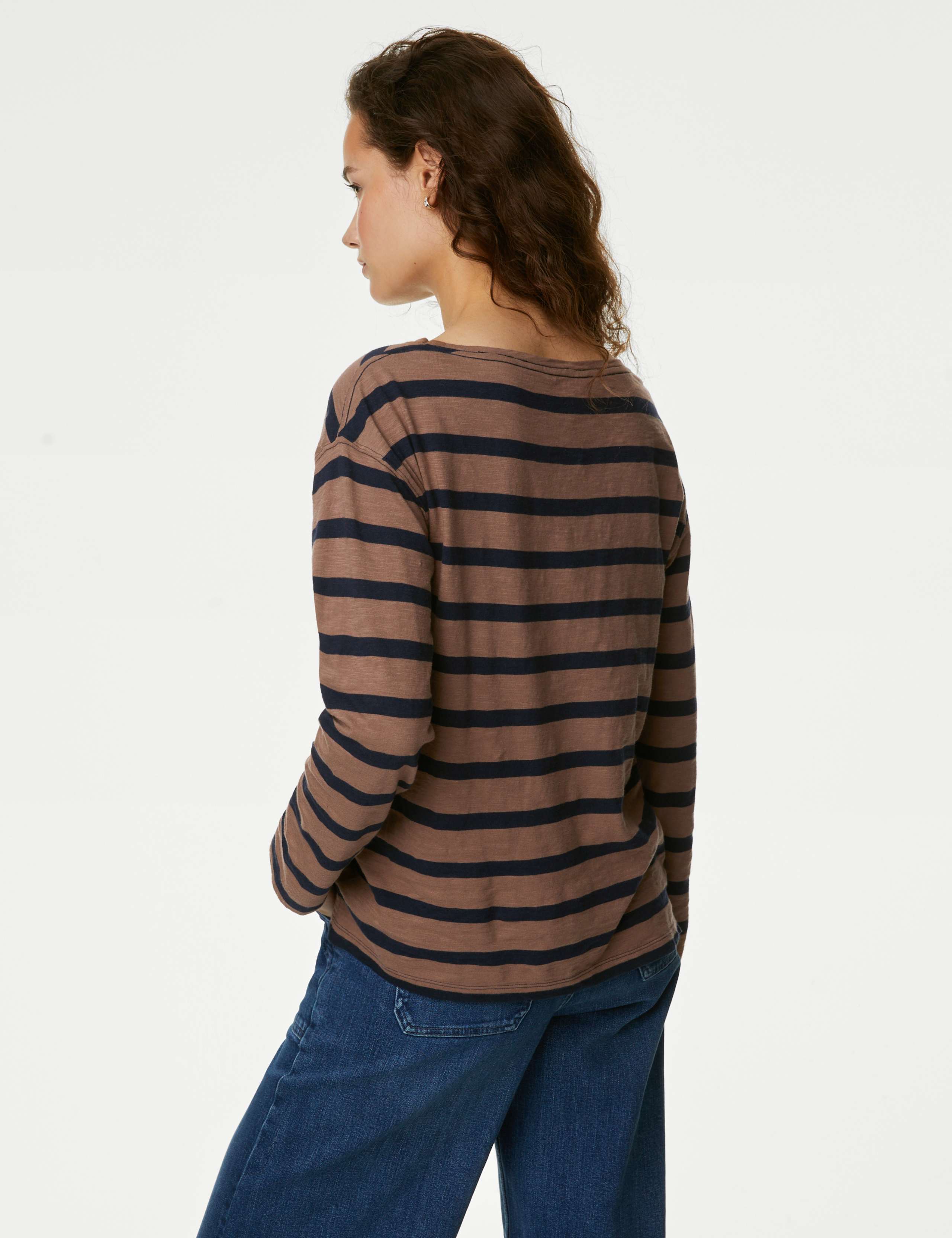 Pure Cotton Striped T-Shirt 5 of 5