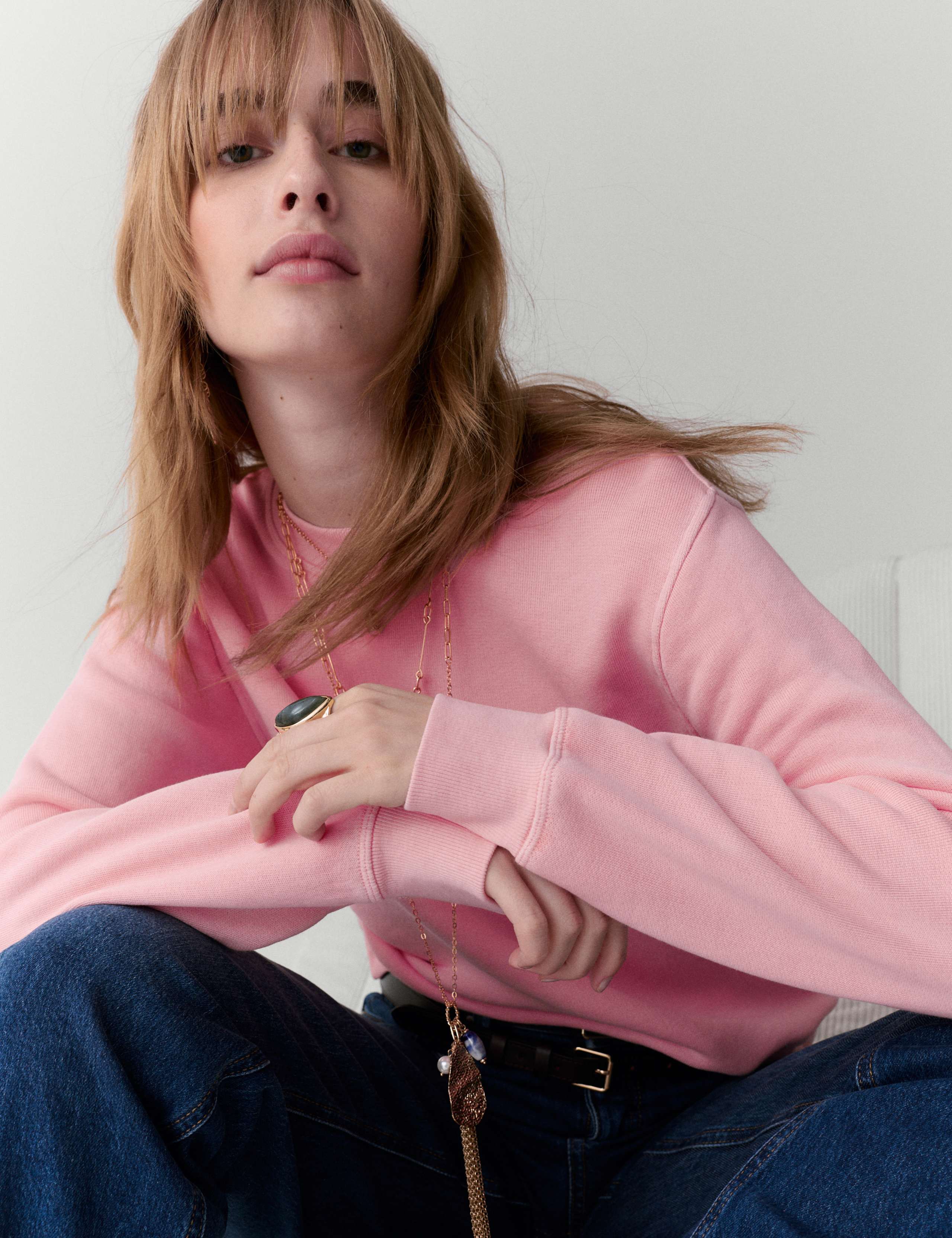 Cotton Rich Garment Dye Sweatshirt 6 of 6