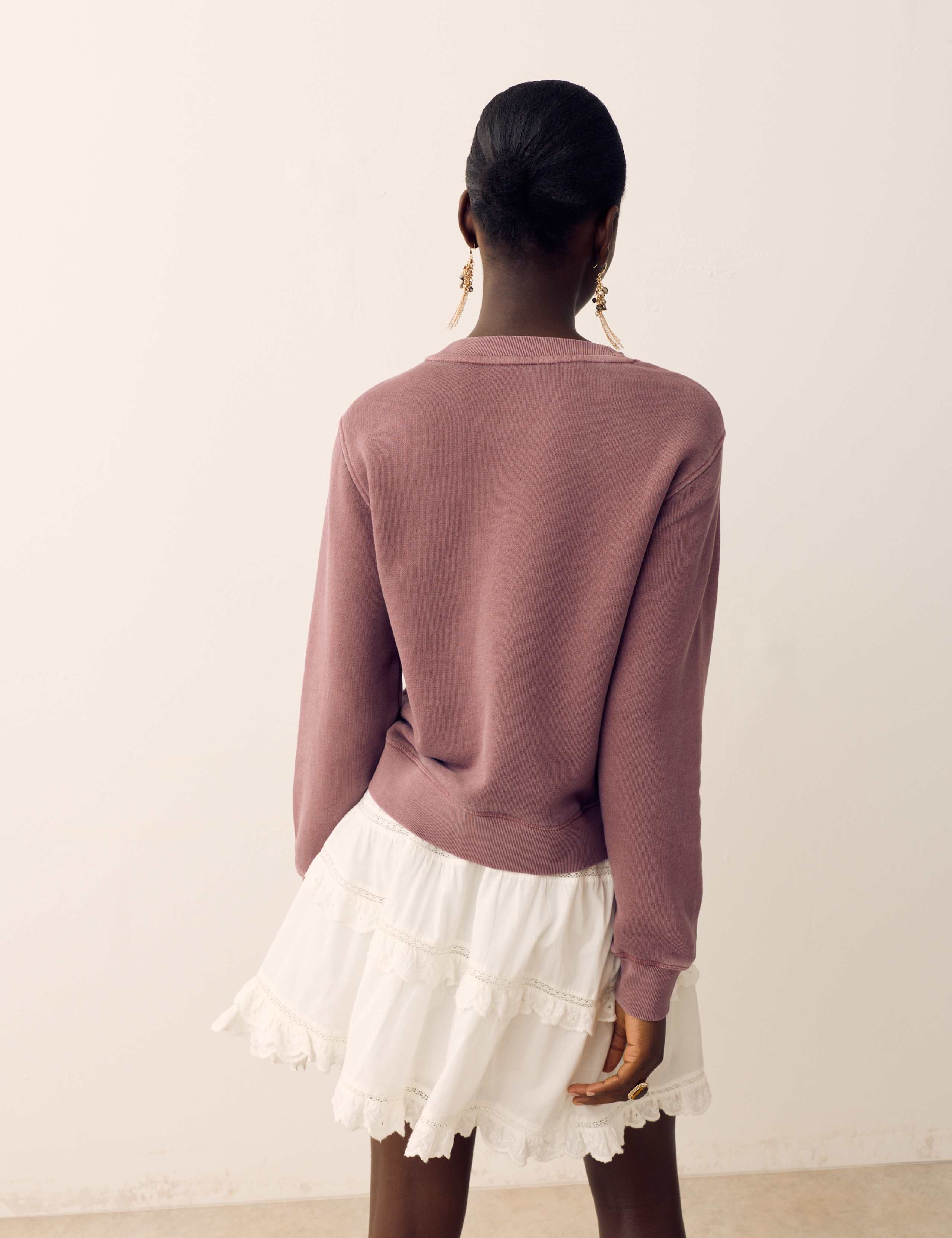 Cotton Rich Garment Dye Sweatshirt 3 of 5