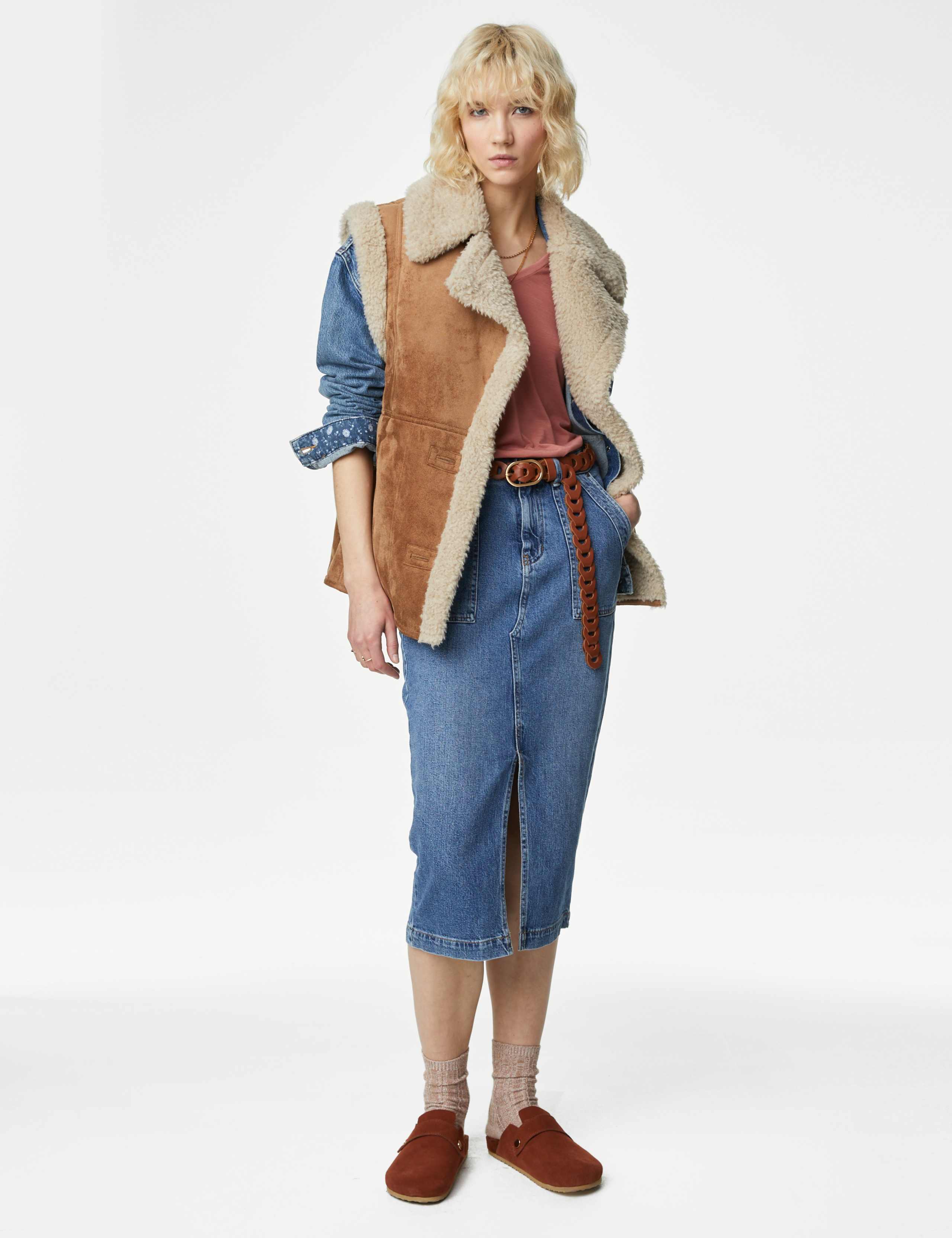 Wool Blend V-Neck Top 3 of 5