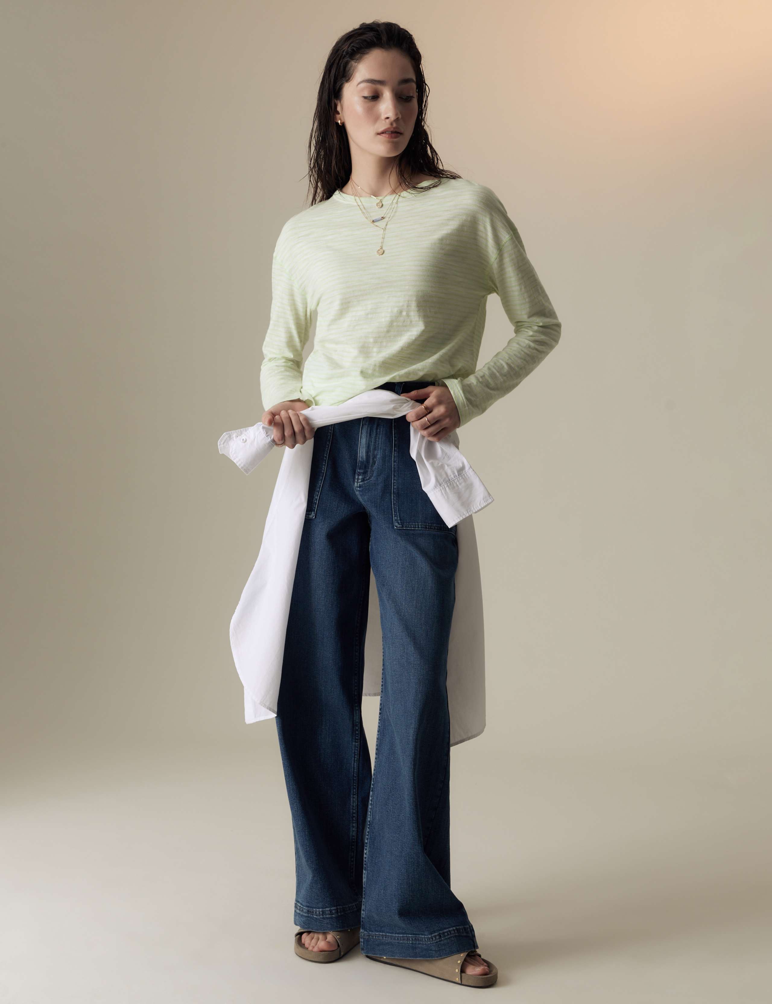 Pure Cotton Striped T-Shirt 3 of 6