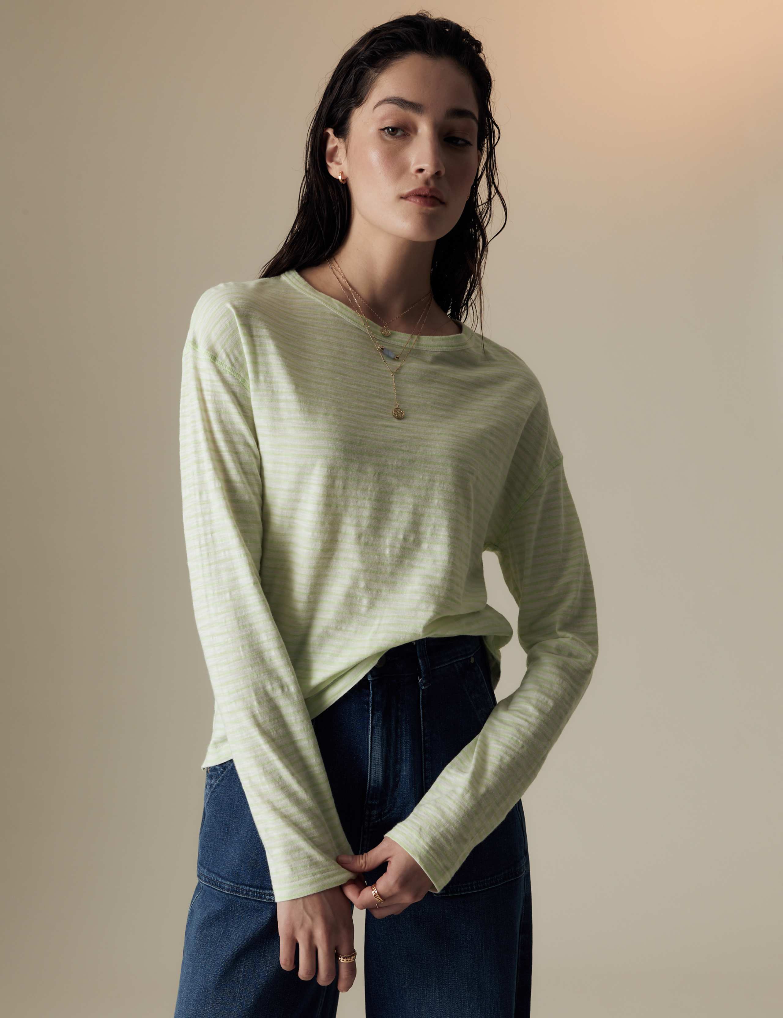 Pure Cotton Striped T-Shirt 4 of 6