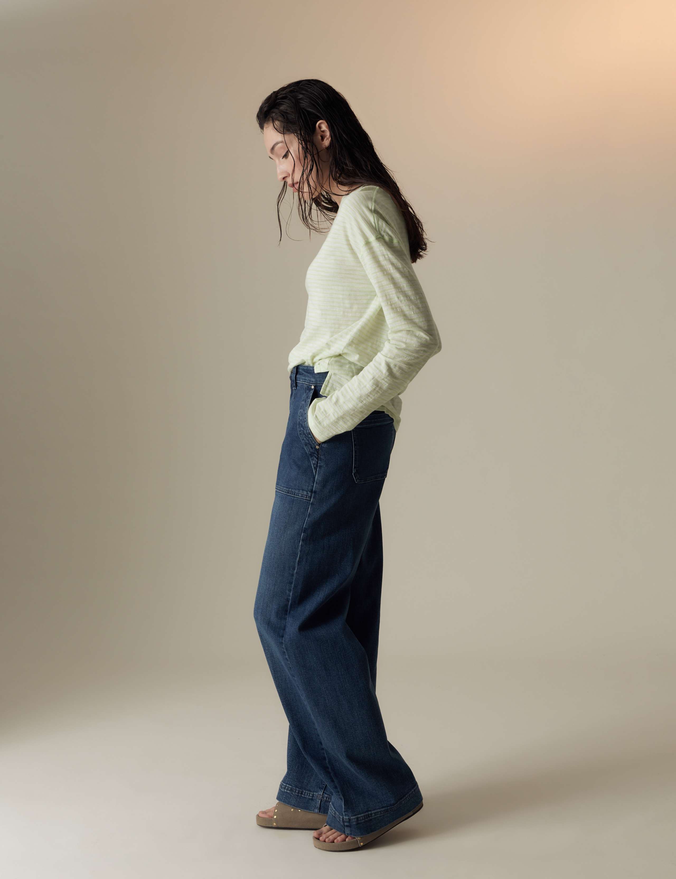 Pure Cotton Striped T-Shirt 5 of 6