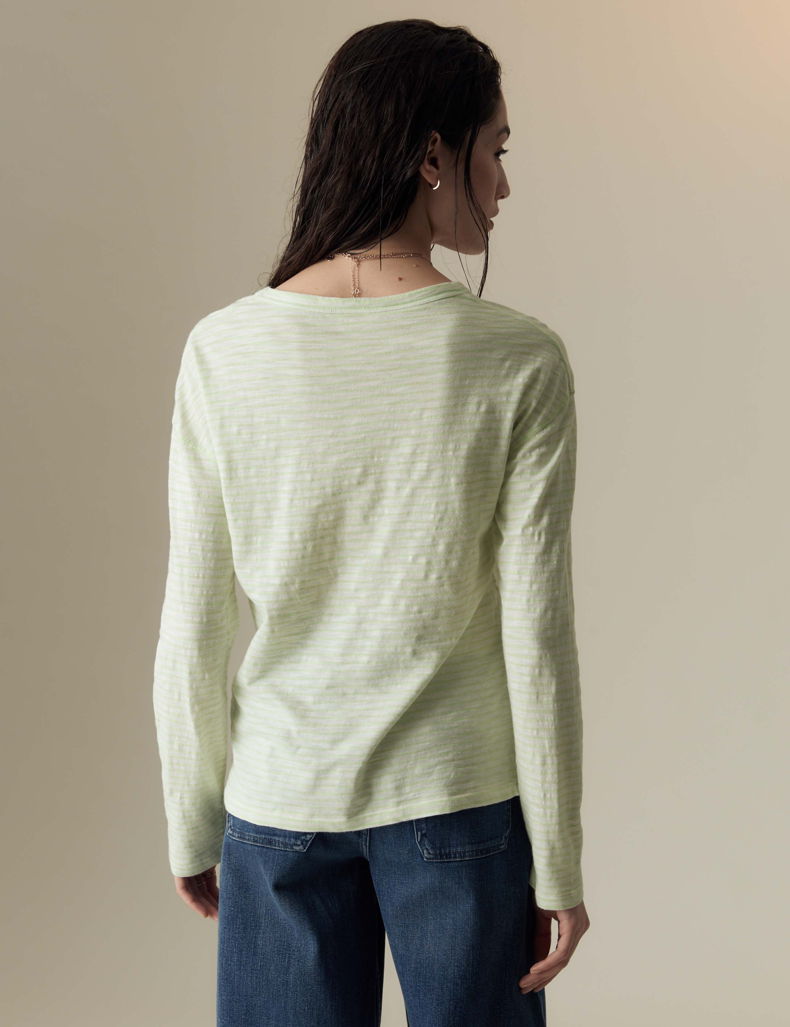 Pure Cotton Striped T-Shirt 6 of 6