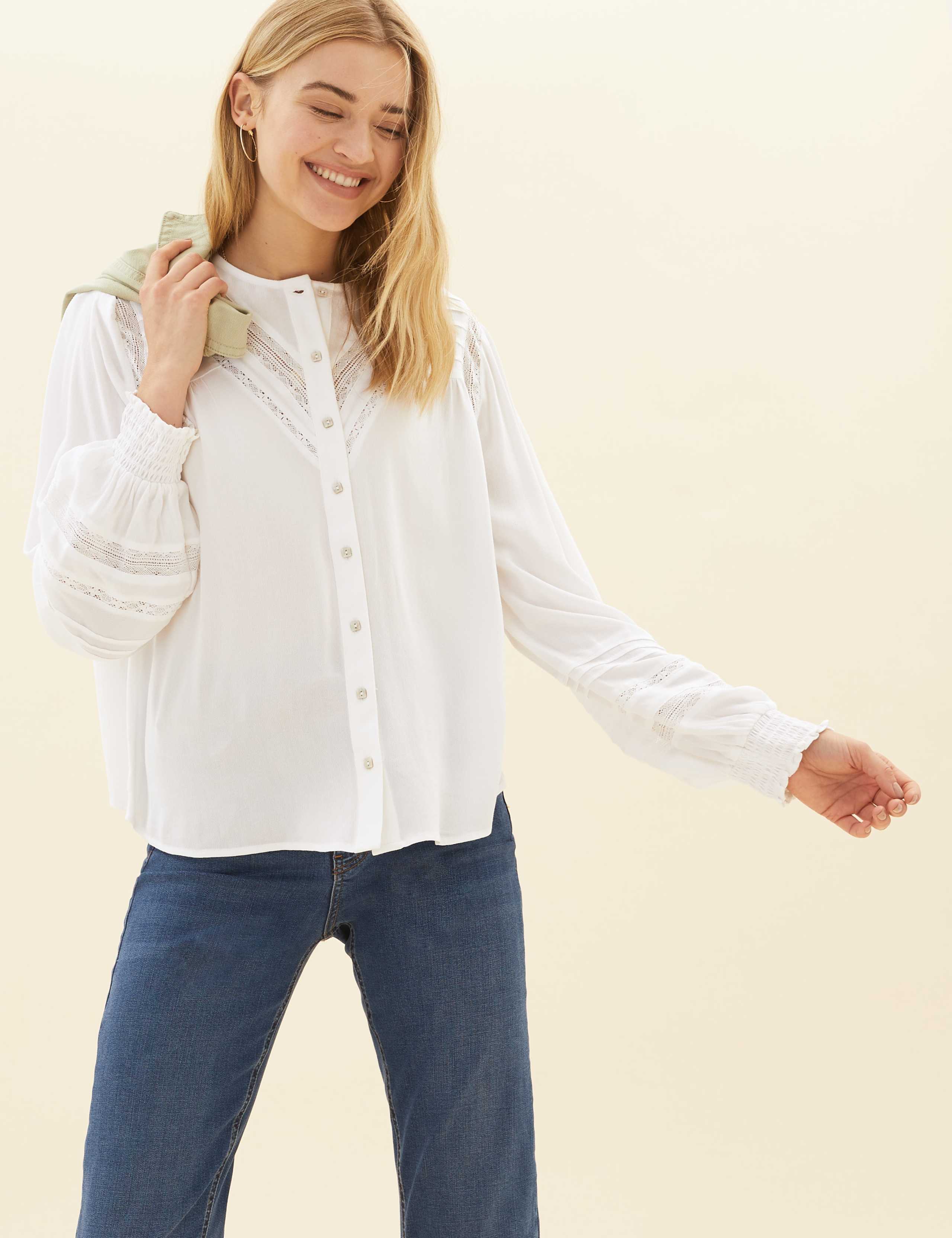 Lace Insert Blouse 6 of 6