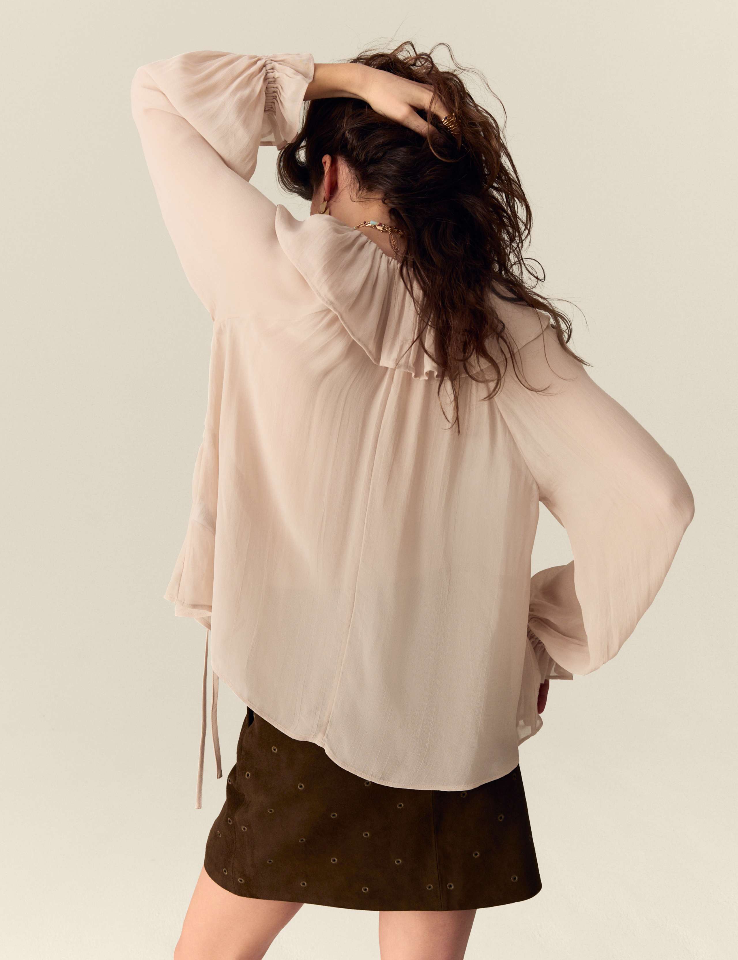 Tie Neck Blouse 4 of 6
