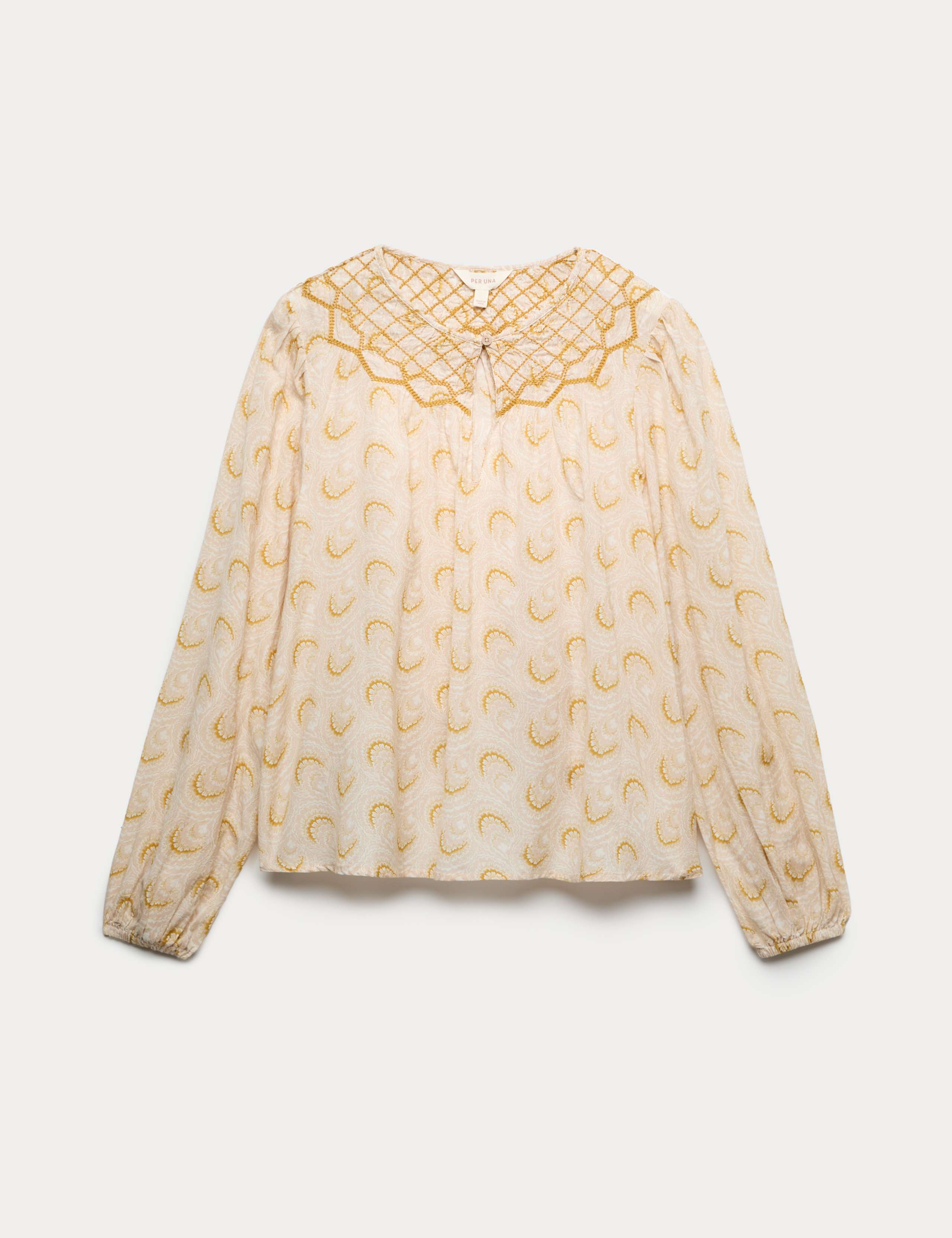 Cotton Rich Printed Blouse 2 of 5