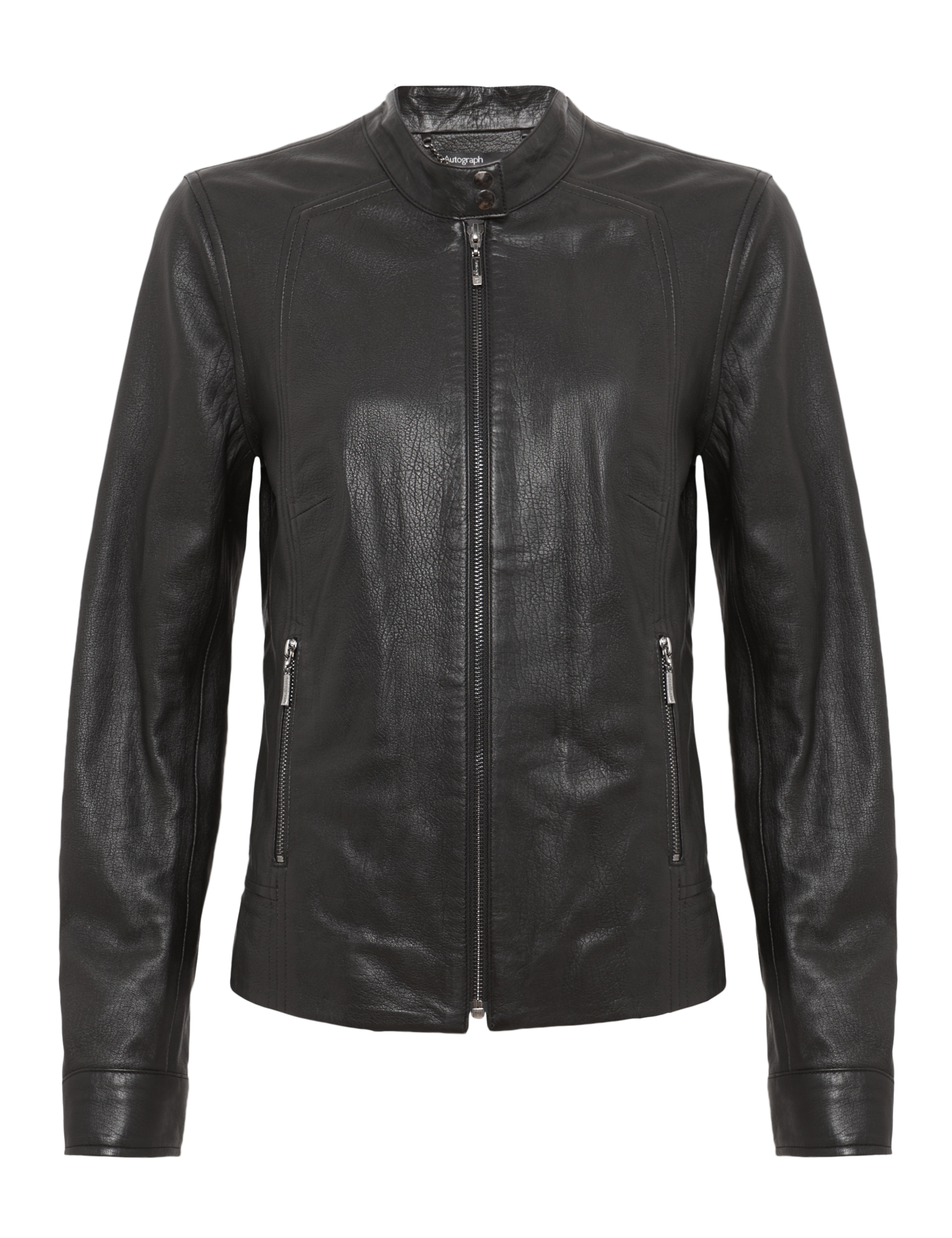 Leather Bomber Jacket 2 of 7