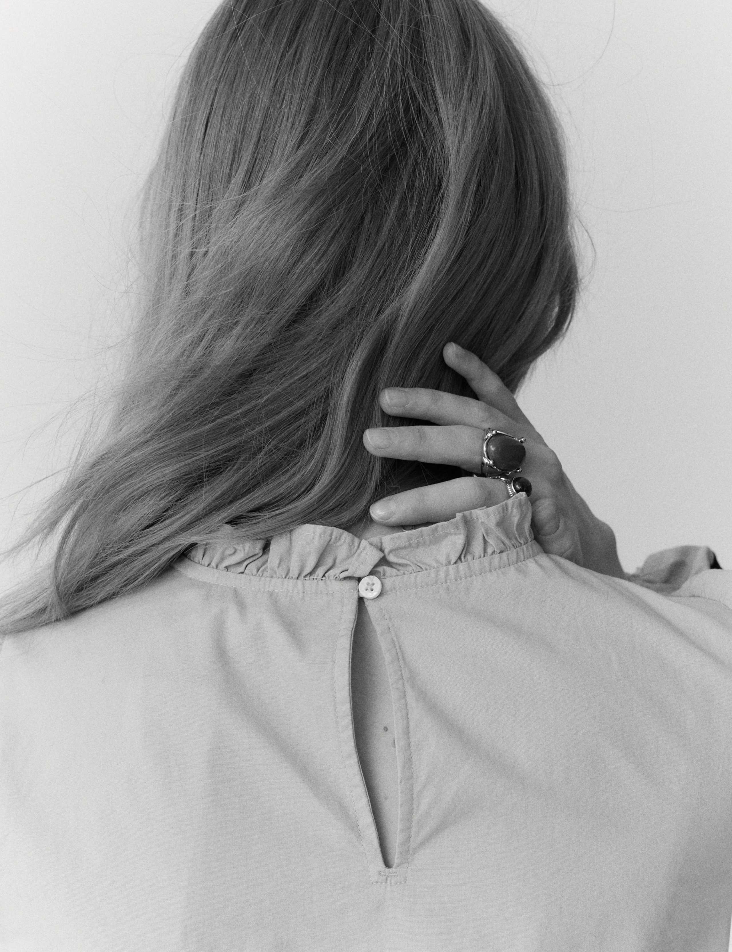 Pure Cotton Contrast Applique Blouse 6 of 6