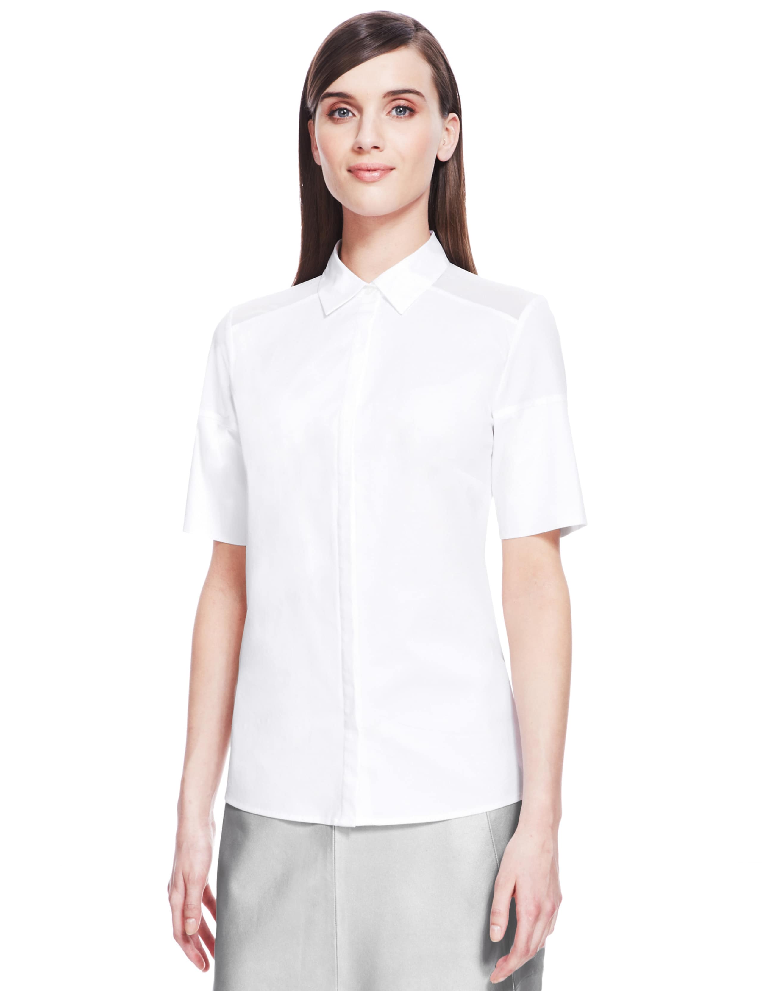 Cotton Rich Sheer Shirt 1 of 5