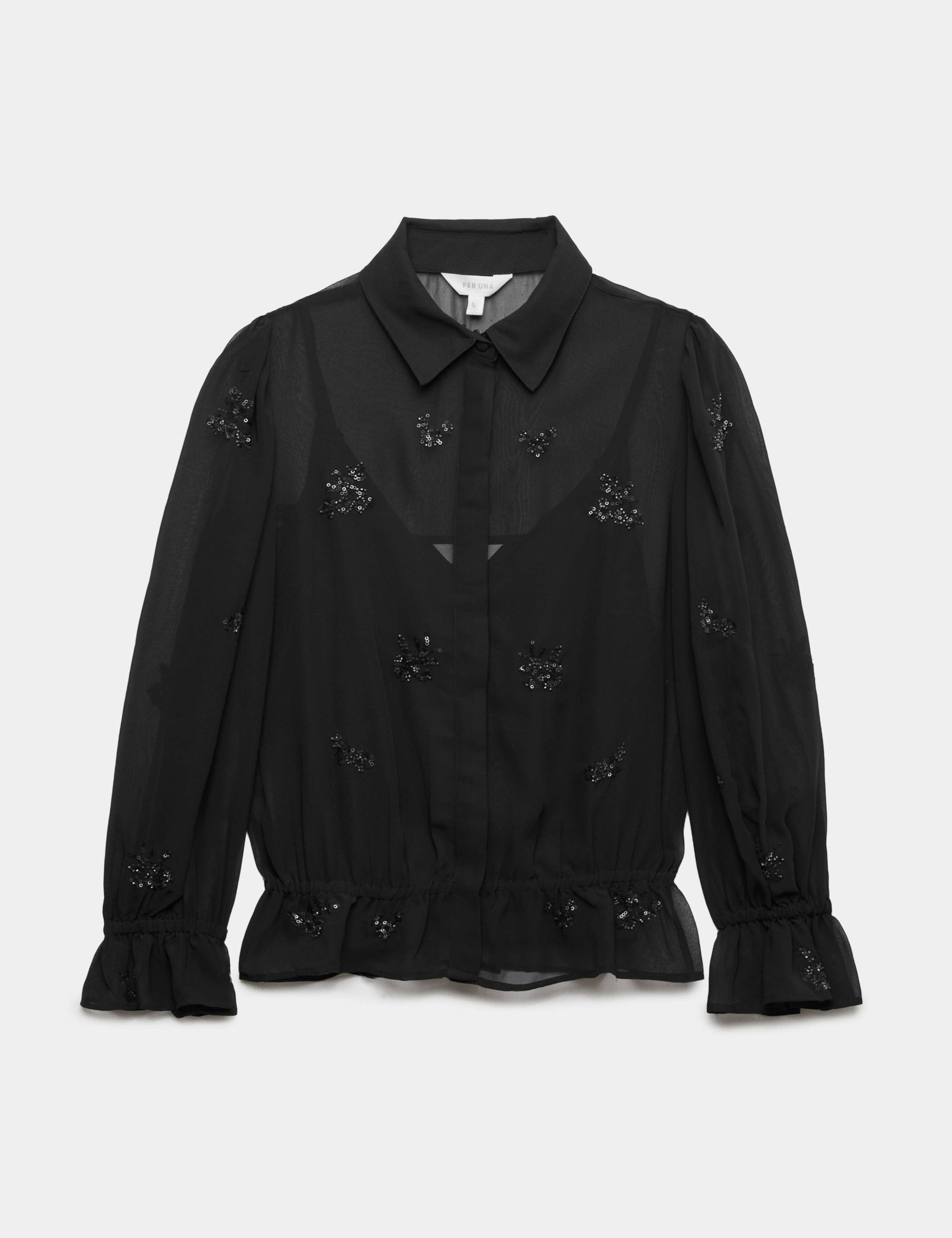 Embellished Beaded Detail Shirt 2 of 5
