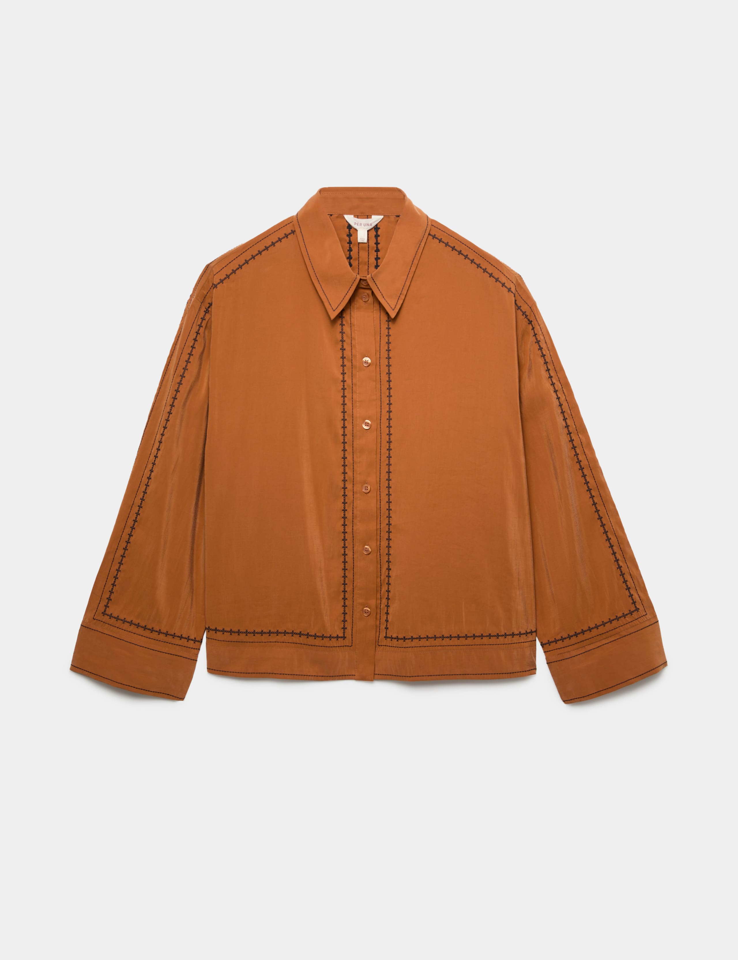Modal Rich Embroidered Shirt 2 of 6