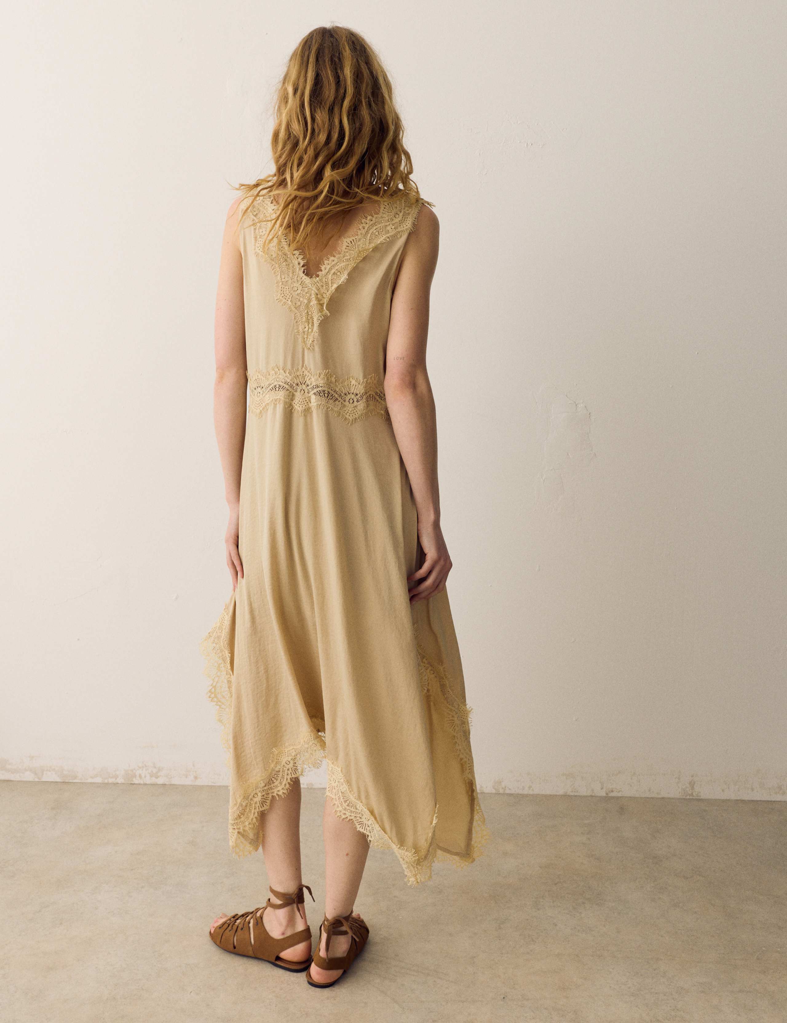 Lace Insert Mini Slip Dress 5 of 7