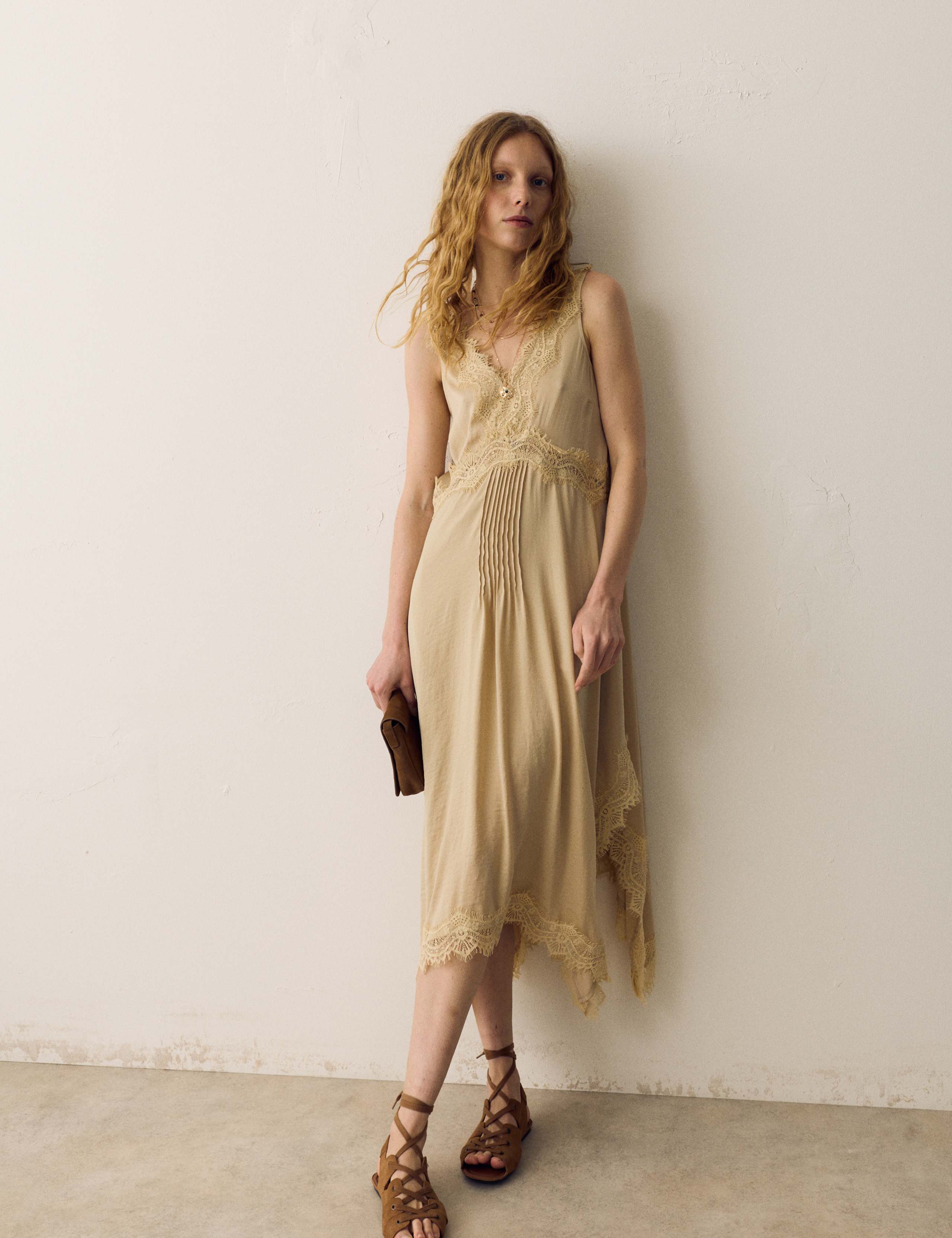 Lace Insert Mini Slip Dress 7 of 7