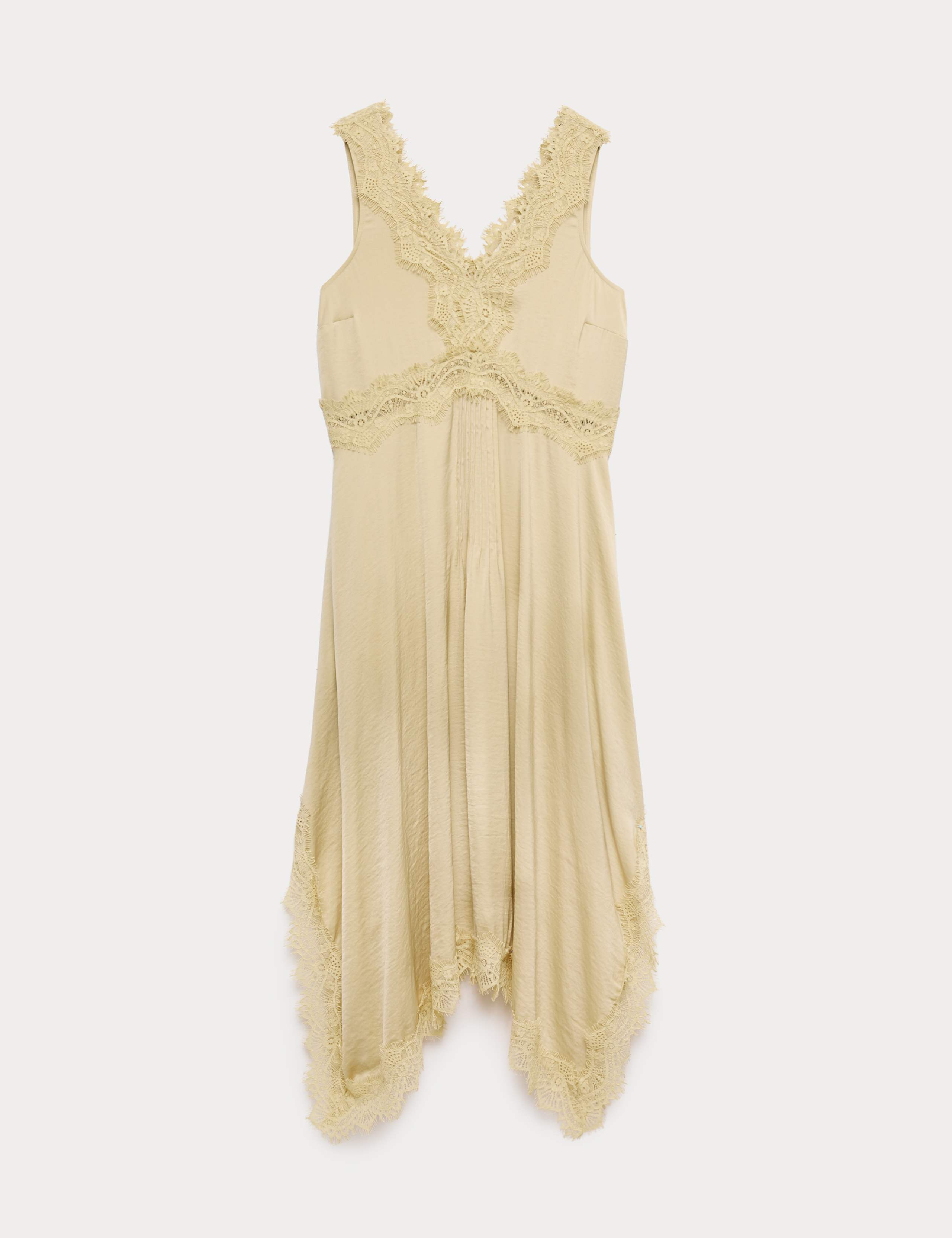 Lace Insert Mini Slip Dress 2 of 7