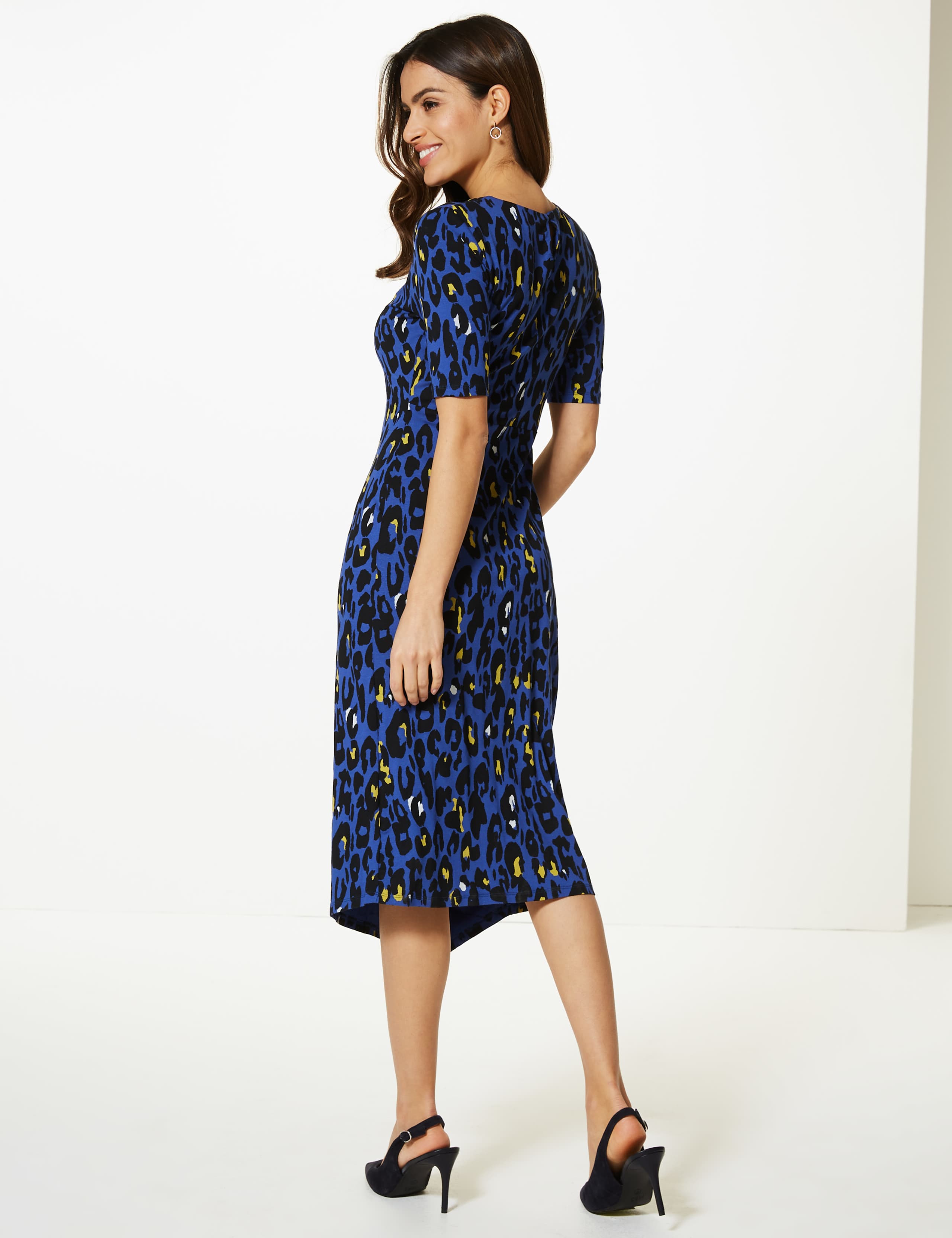 Lace Insert Pintuck Dress 4 of 4