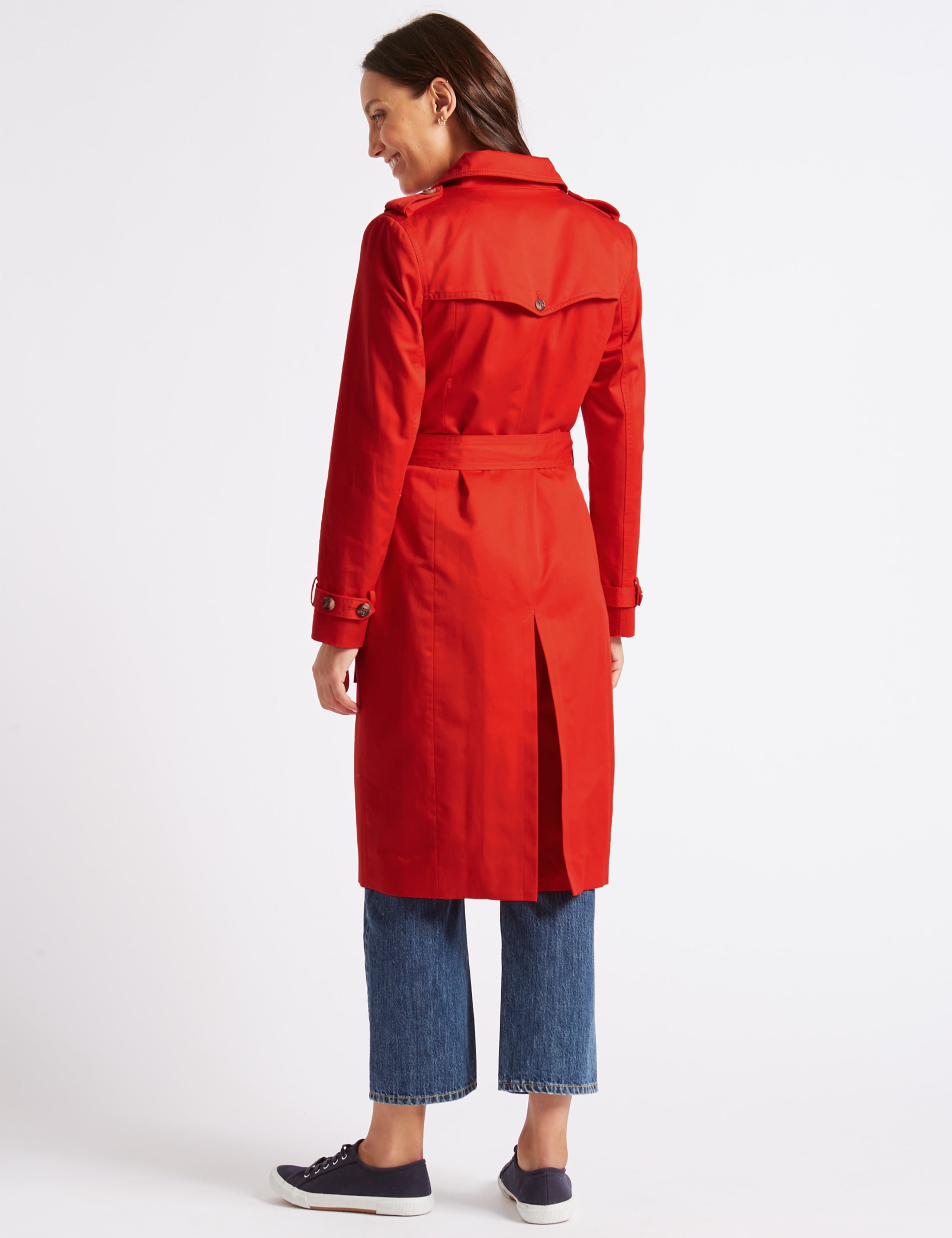 Pure Cotton Longline Trench 4 of 5