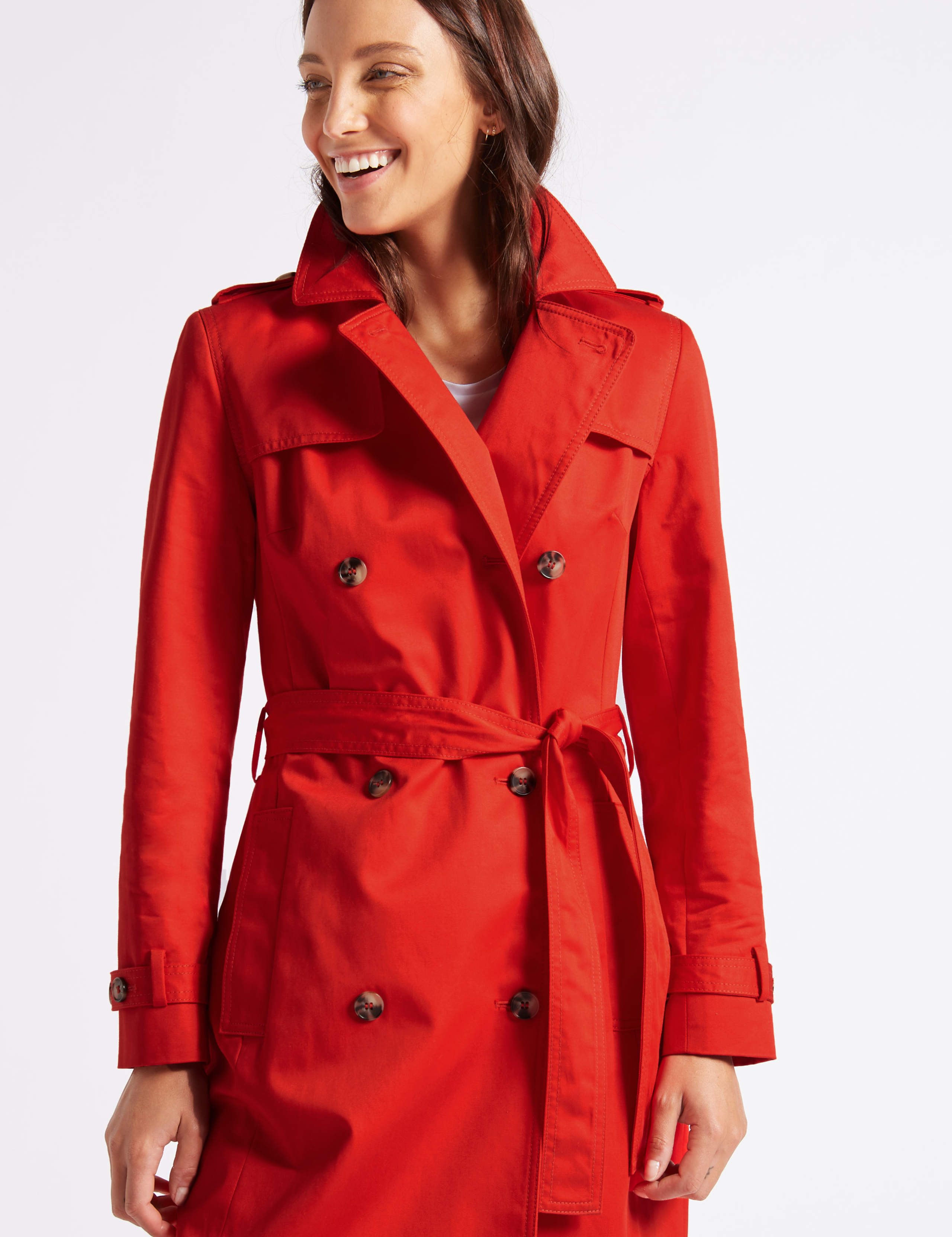Pure Cotton Longline Trench 5 of 5