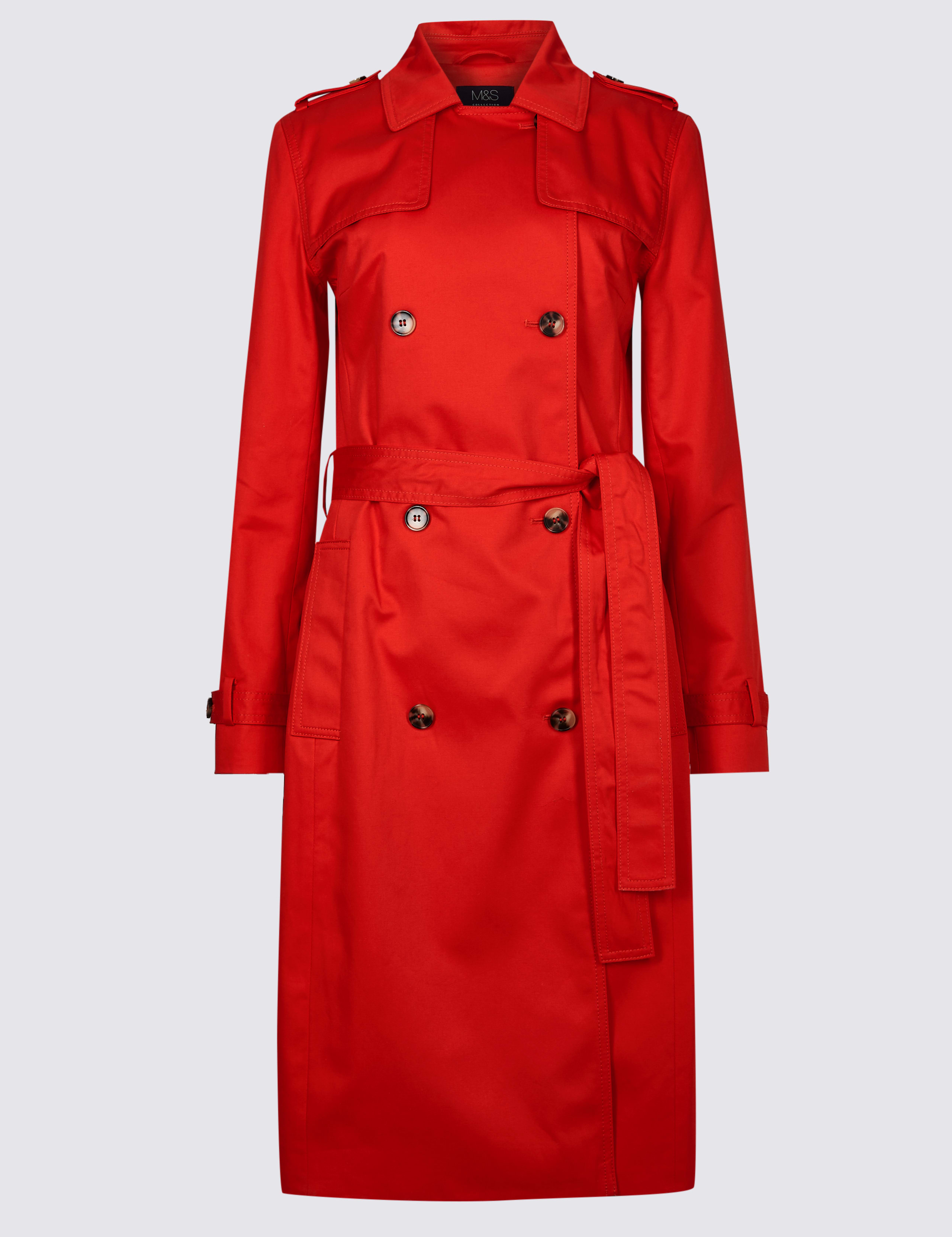 Pure Cotton Longline Trench 2 of 5