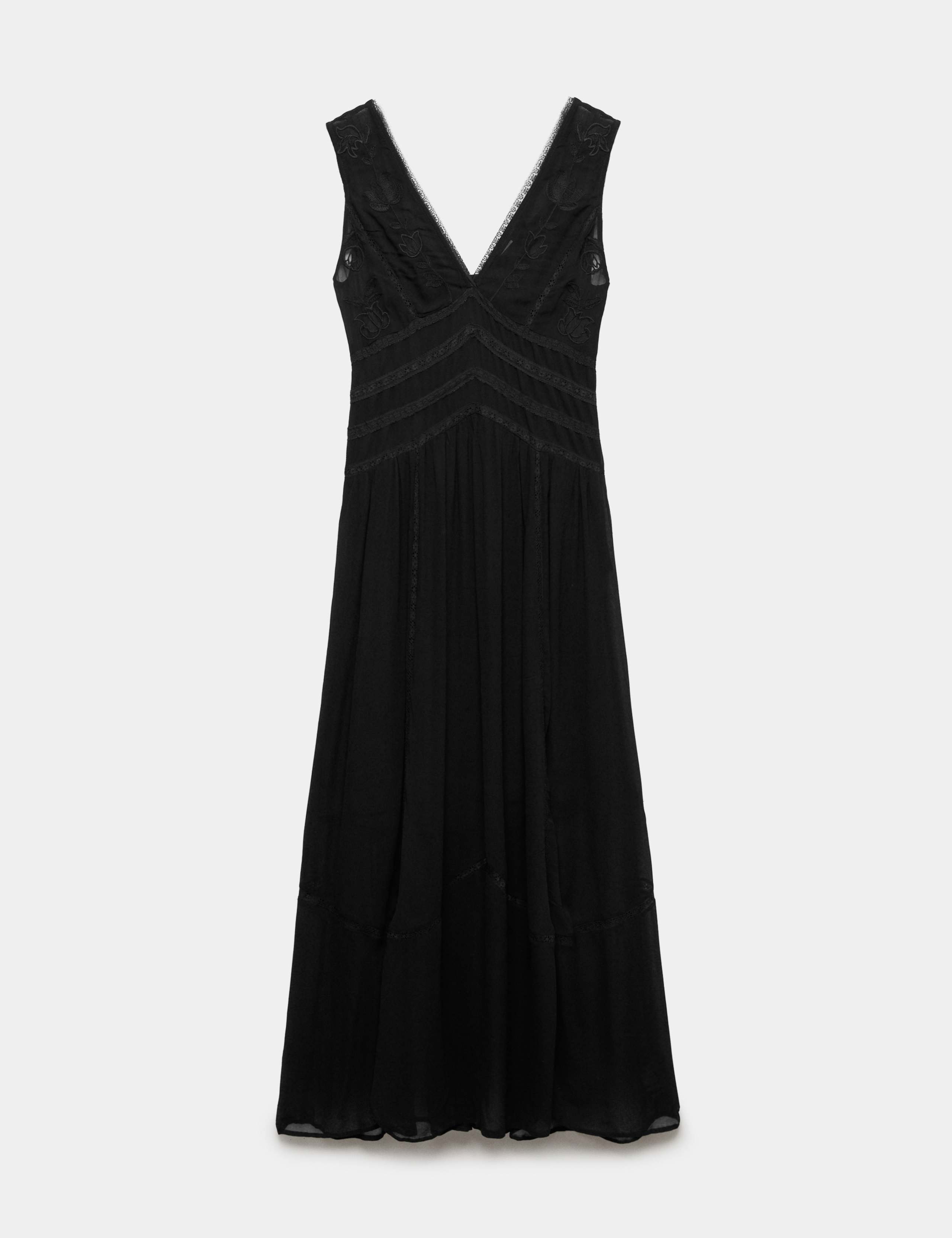 Lace Insert Maxi Dress 2 of 6