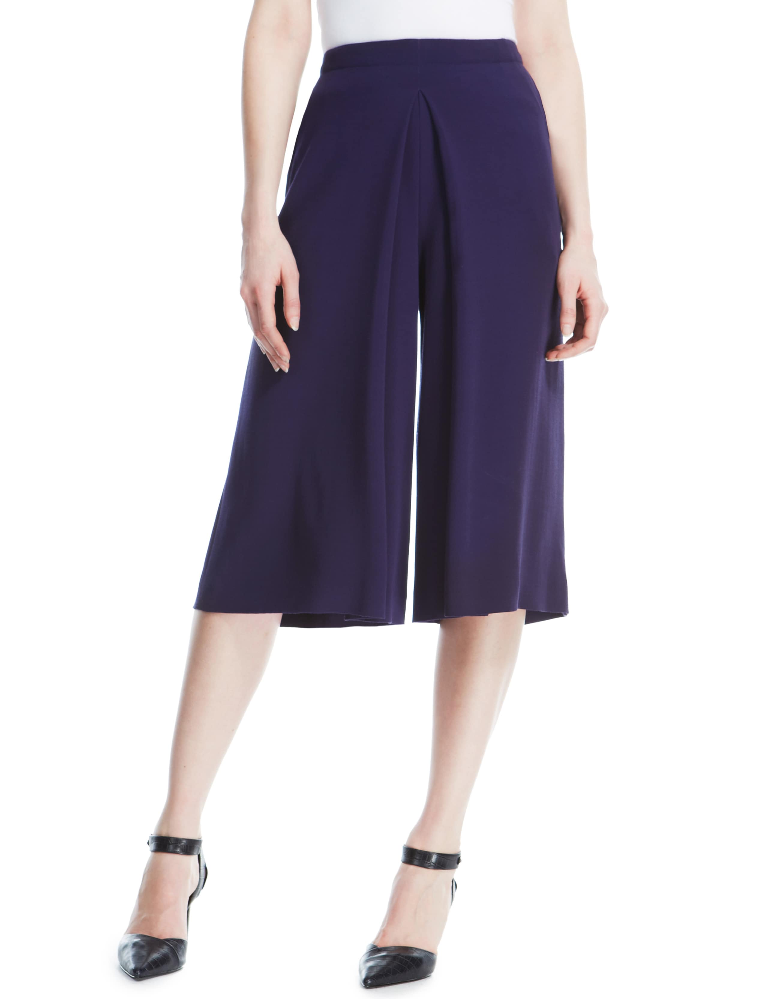 Luxury Front Pleated Culottes 1 of 5