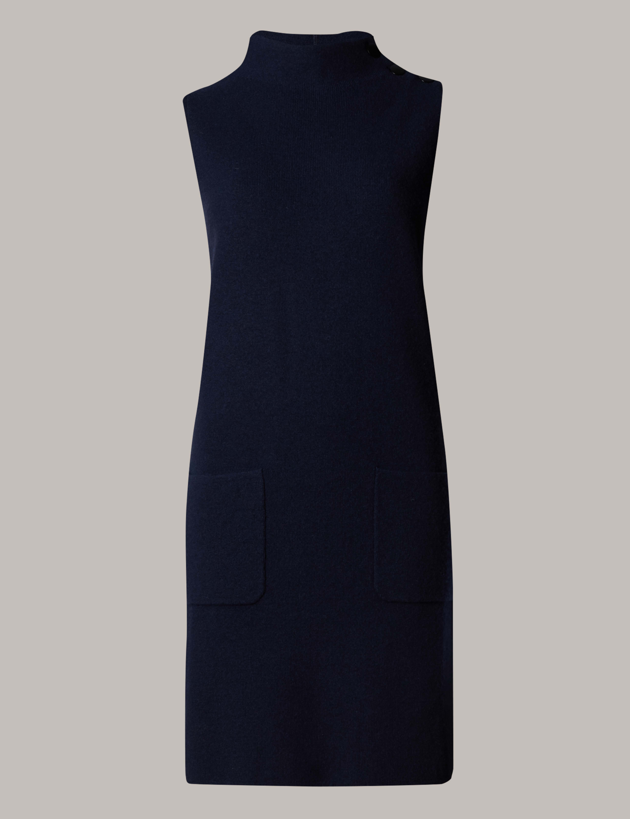 Funnel Neck Knitted Tunic with Wool 2 of 3