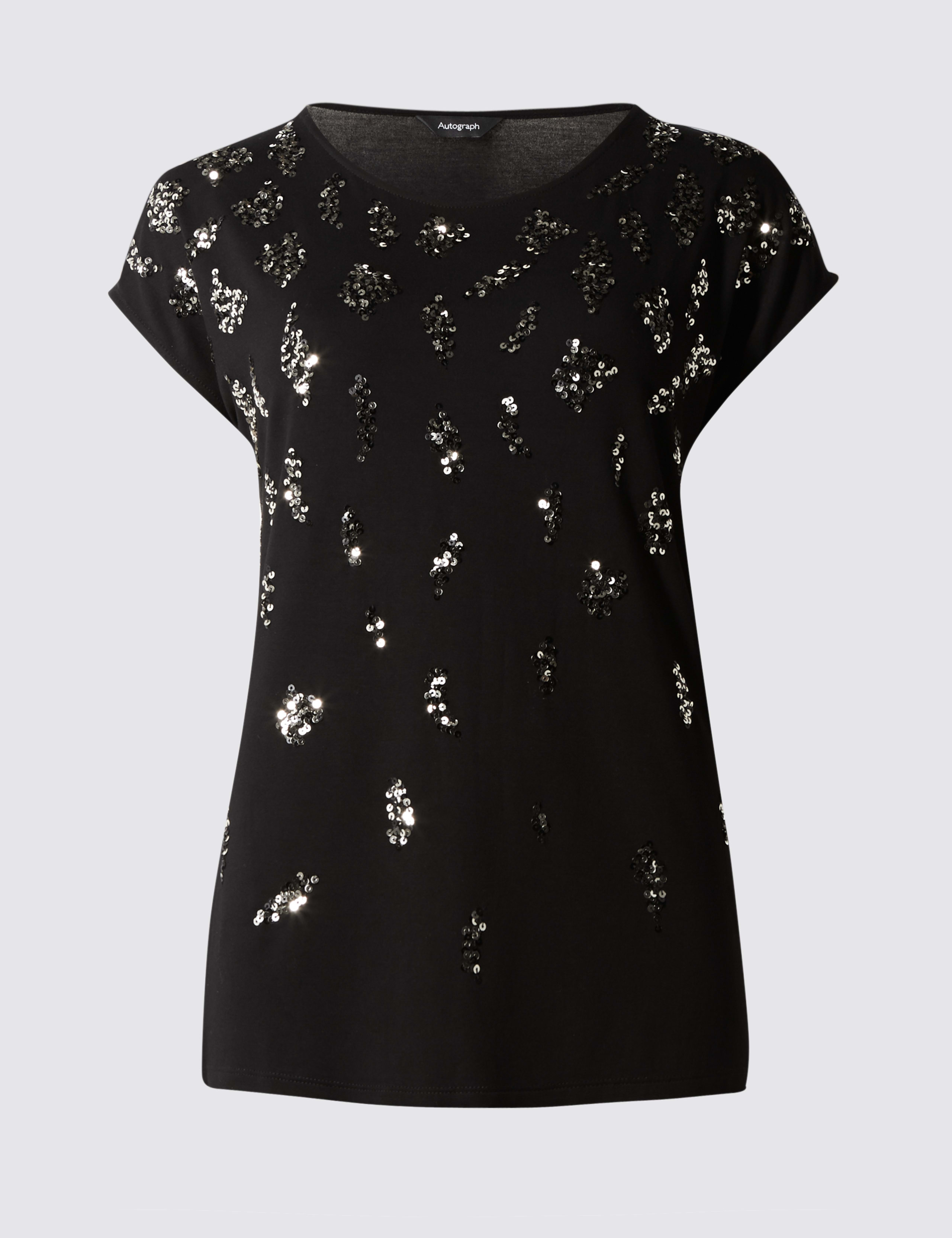 Sequin Embellished Top 2 of 4