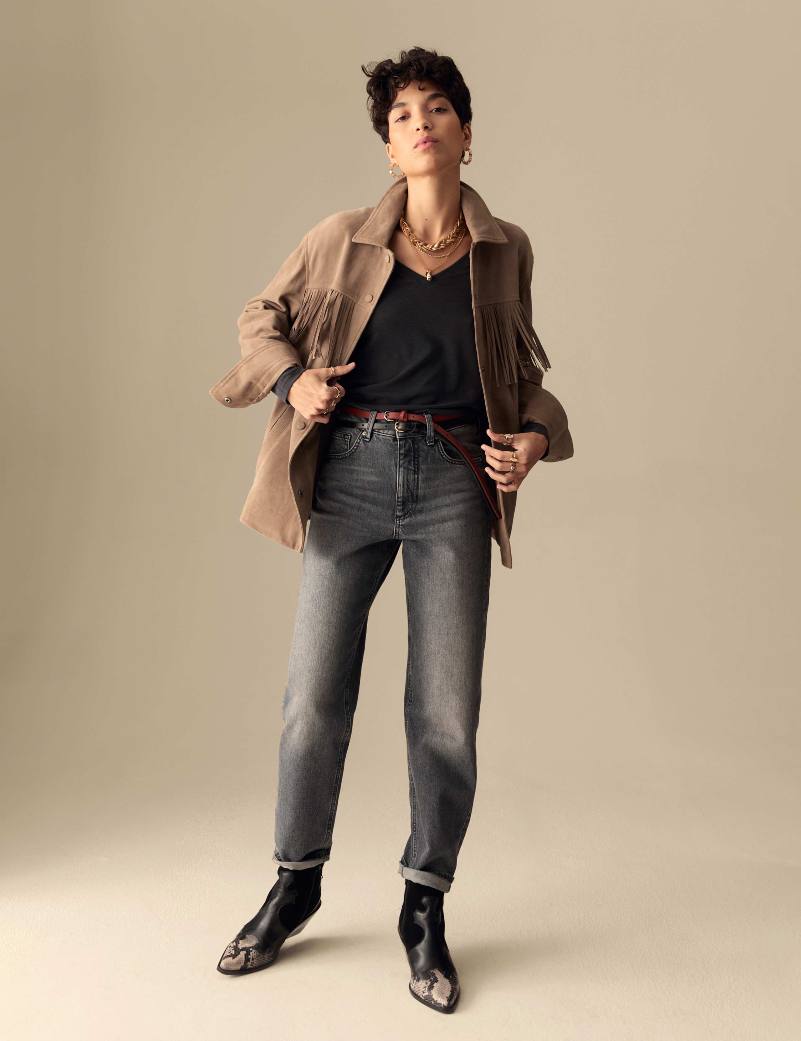 Suede Fringe Jacket 4 of 7