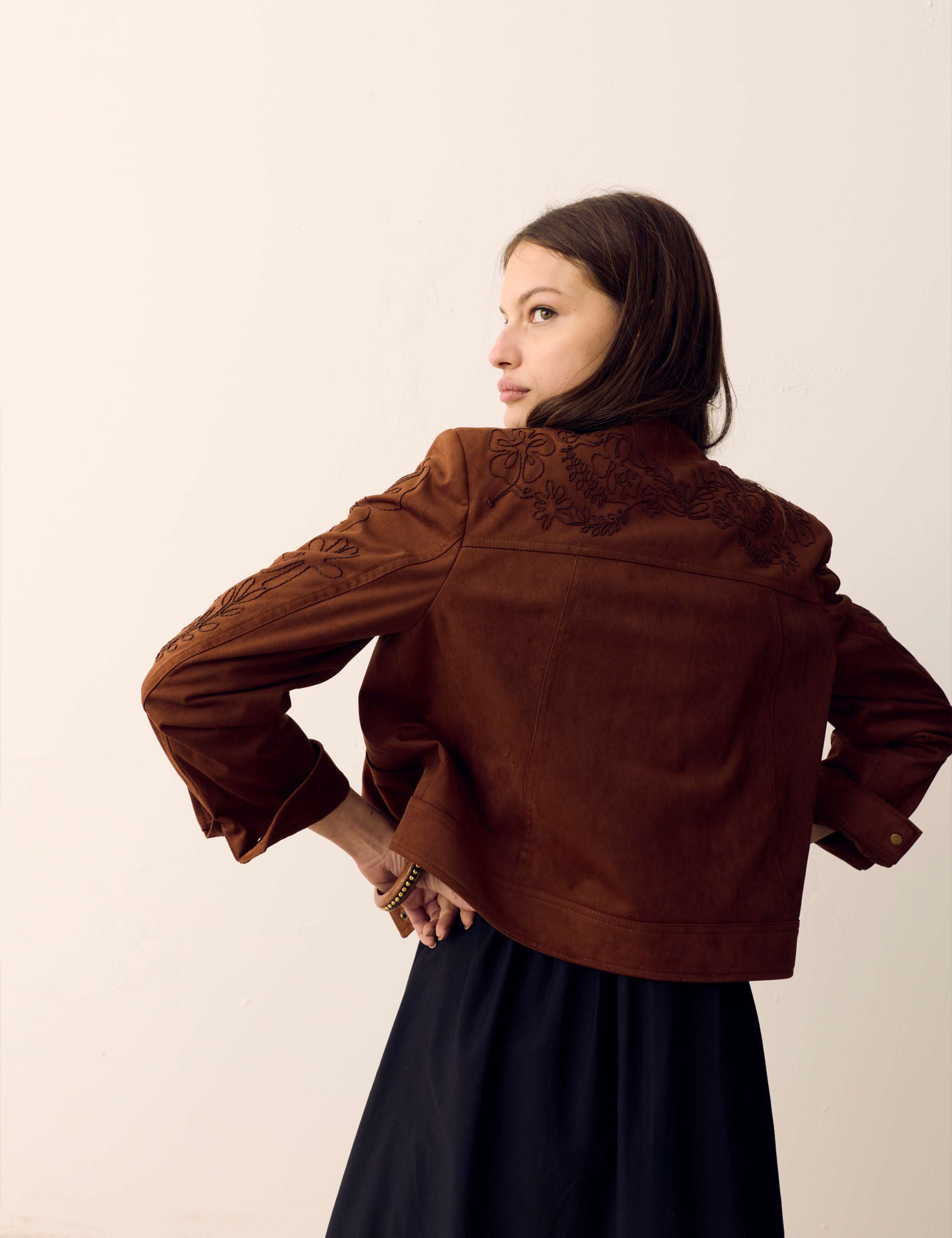 Cornelli Embroidered Suedette Jacket 3 of 4