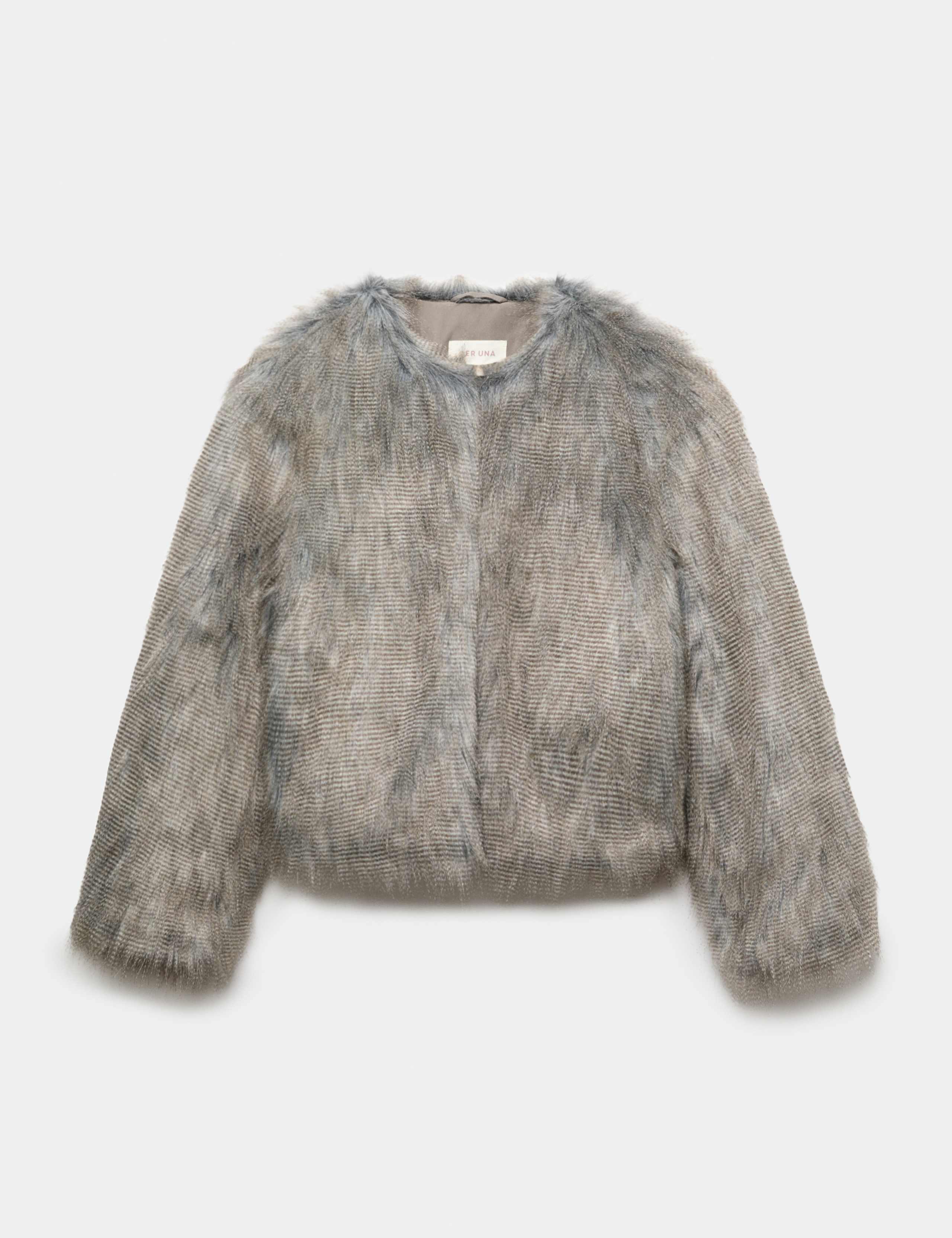Faux Fur Cropped Jacket 2 of 6