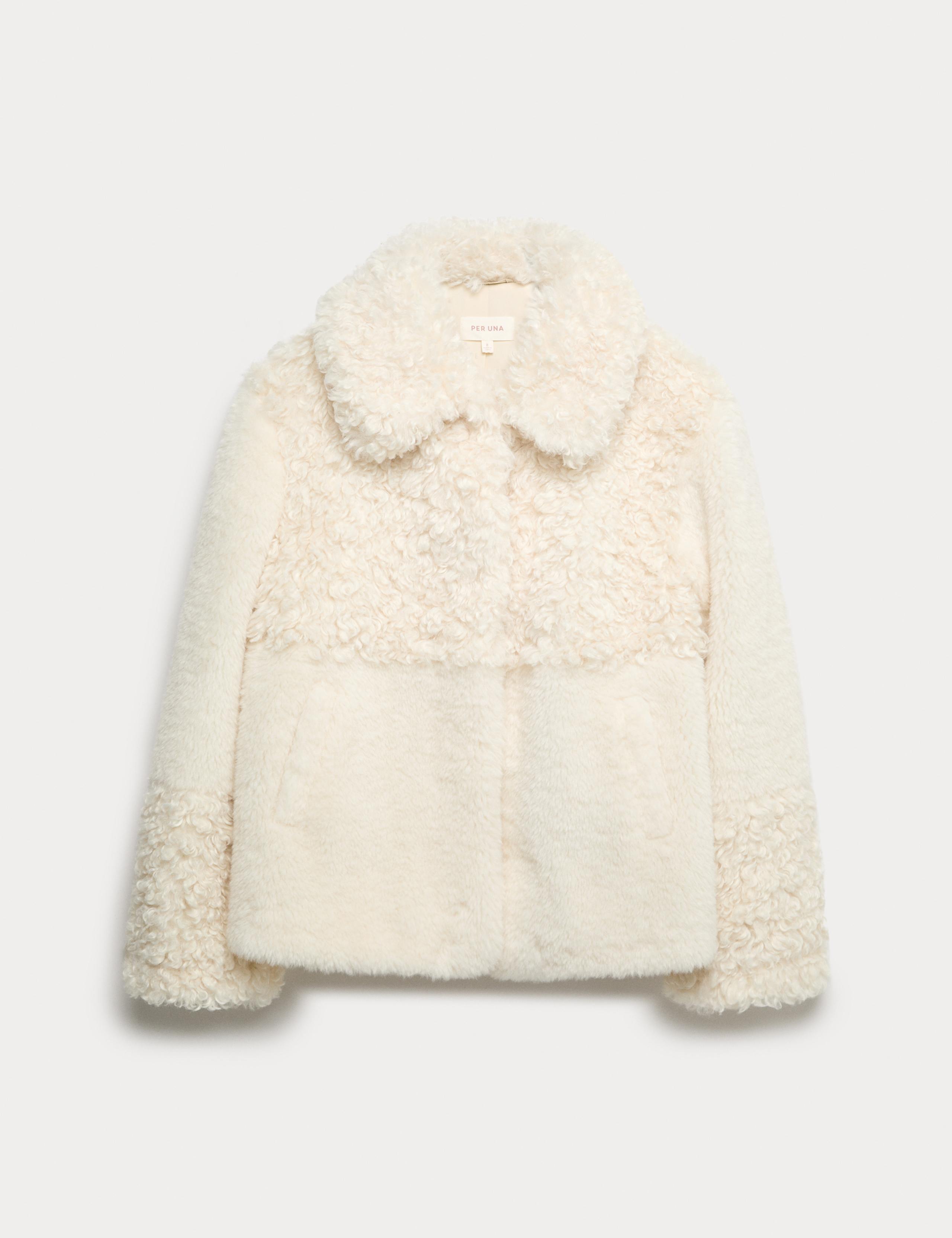 Faux Fur Panelled Coat 2 of 5