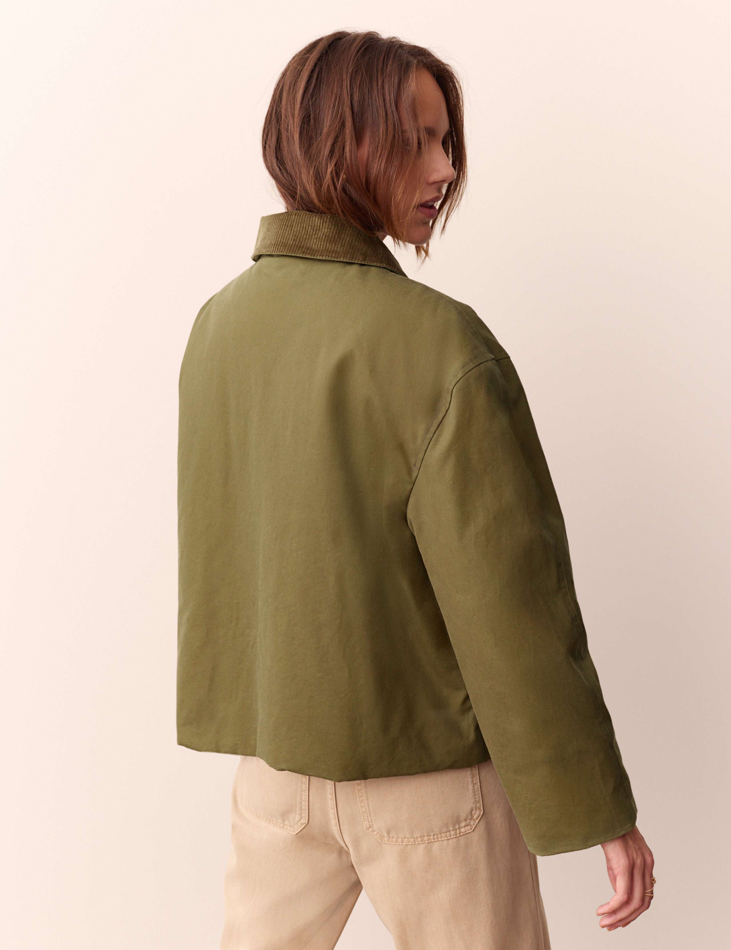 Waxed Cropped Jacket 4 of 7