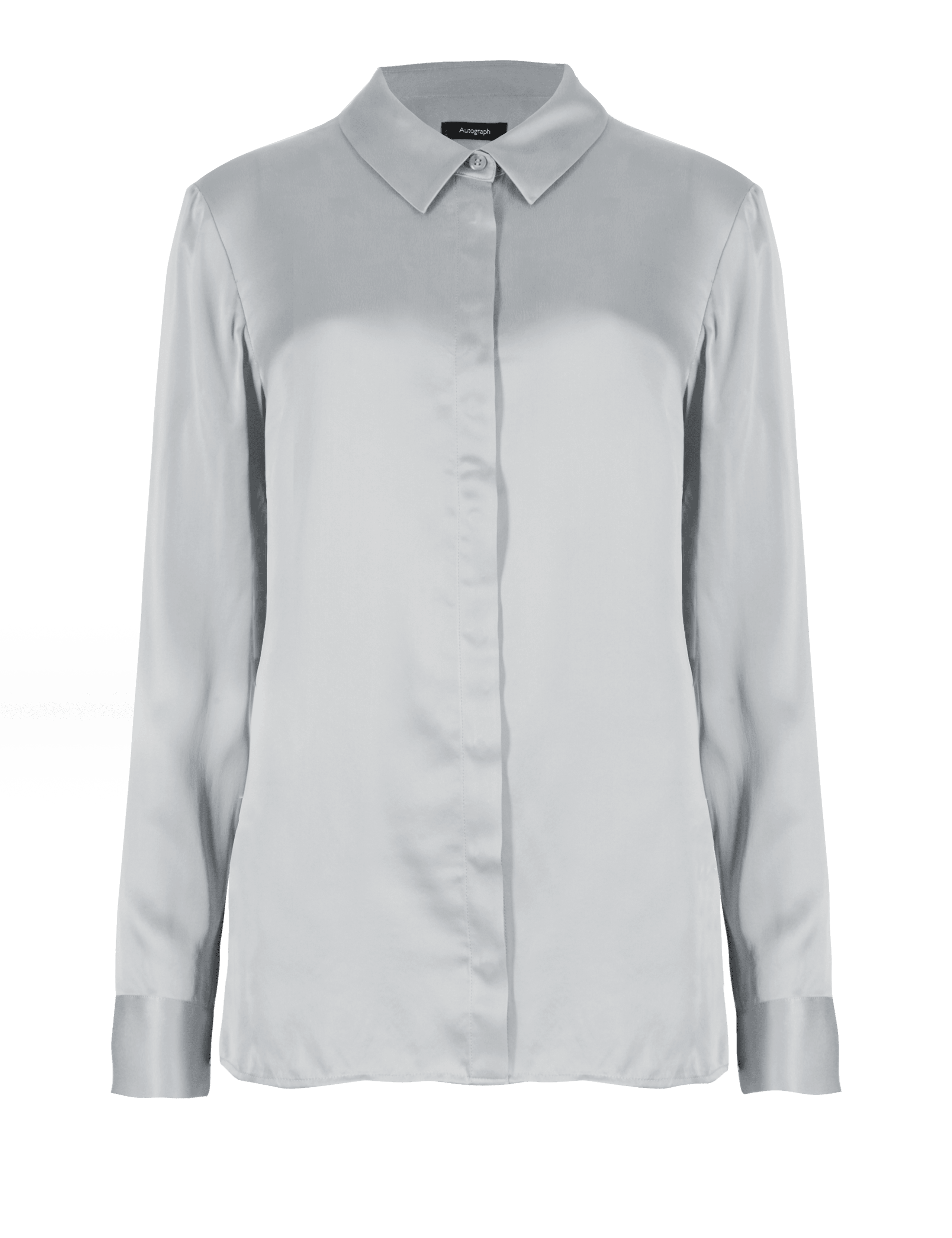 Pure Silk Long Sleeve Blouse 2 of 4