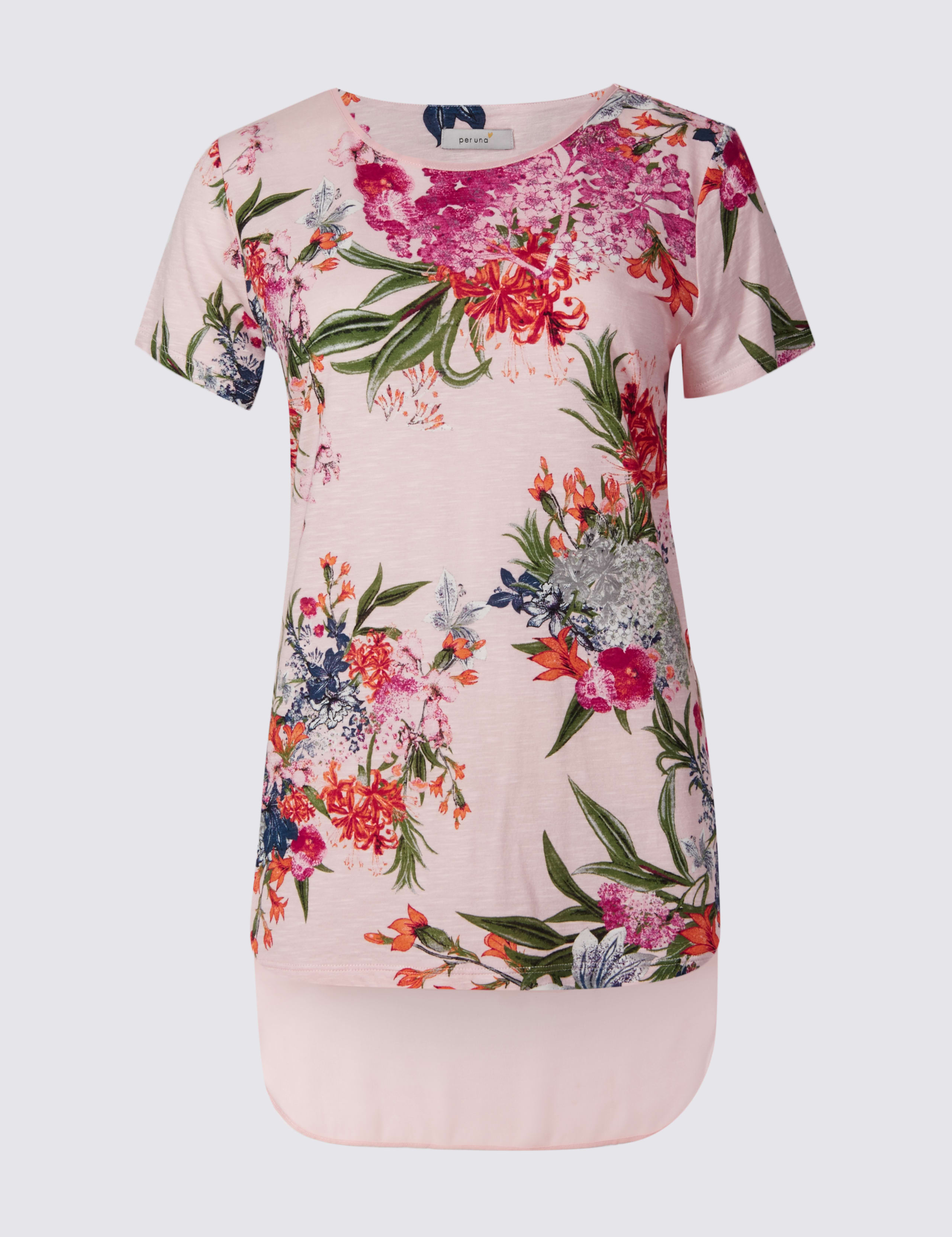 Cotton Blend Double Layered T-Shirt 2 of 4