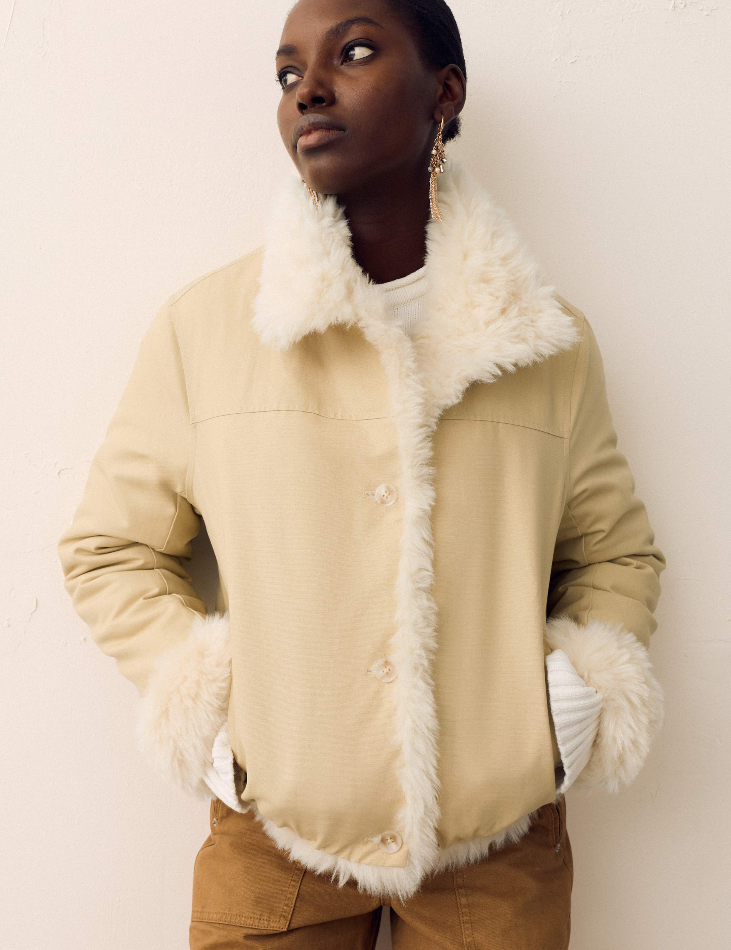 Faux Fur Reversible Bomber Jacket 6 of 6
