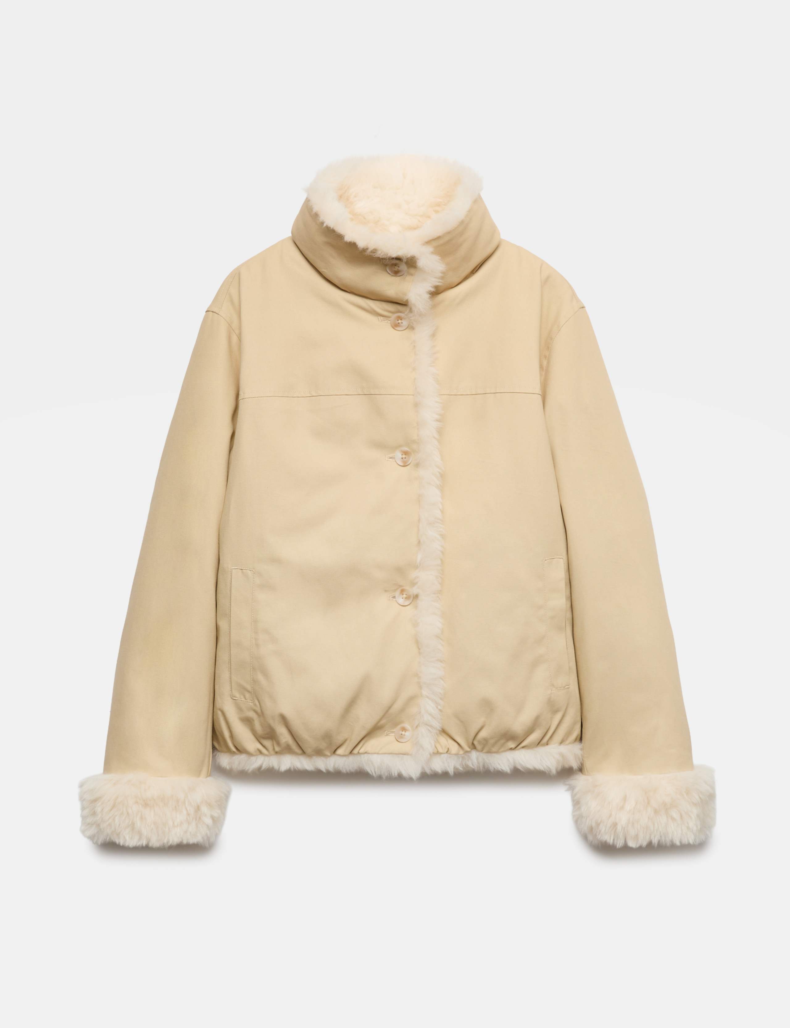 Faux Fur Reversible Bomber Jacket 2 of 6