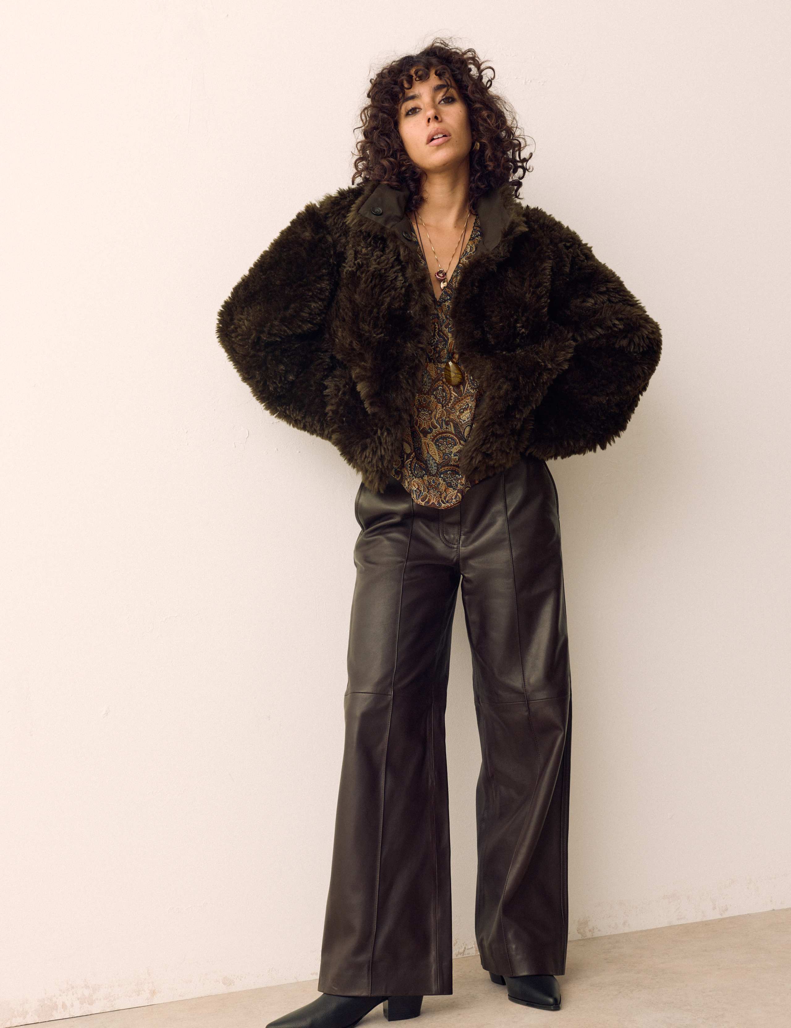 Faux Fur Reversible Bomber Jacket 4 of 7