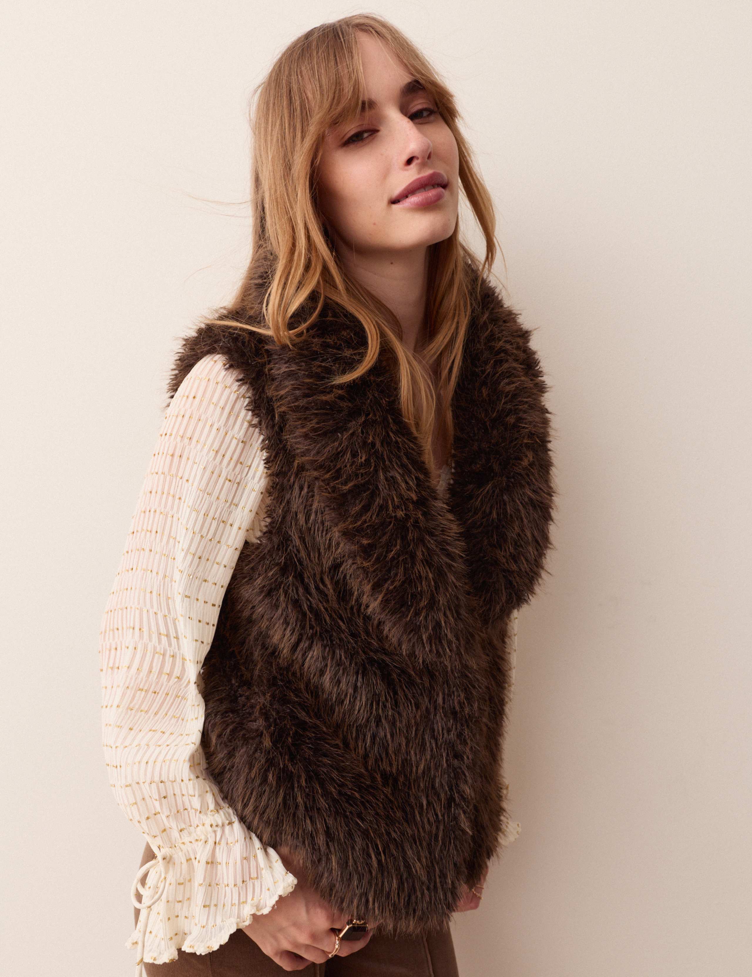 Faux Fur Gilet 5 of 6