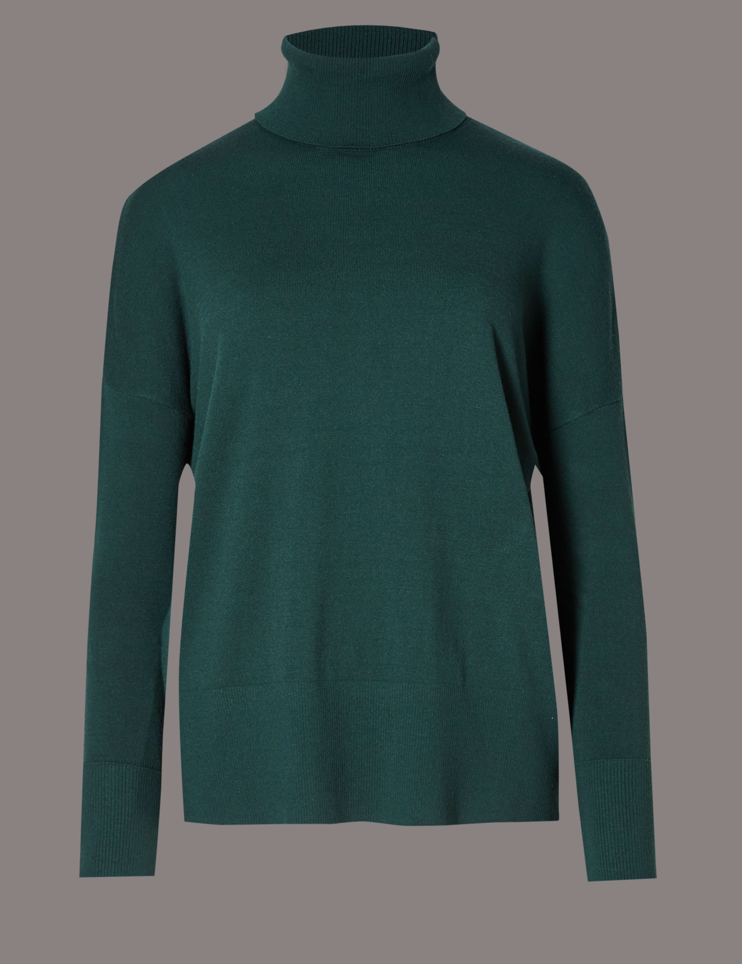 Boxy Roll Polo Neck Jumper 2 of 3