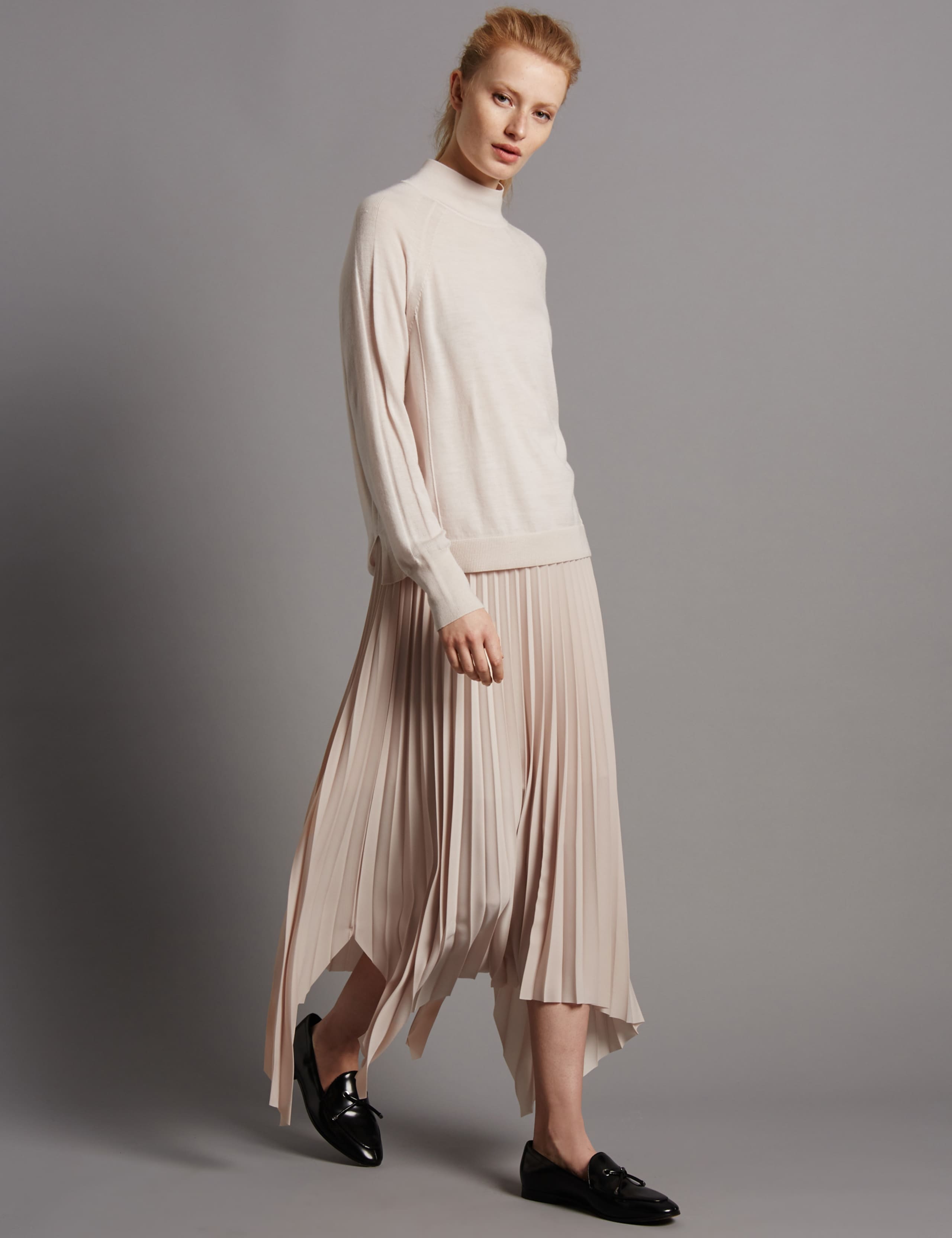Pure Wool Split Back Turtle Neck Jumper 5 of 5