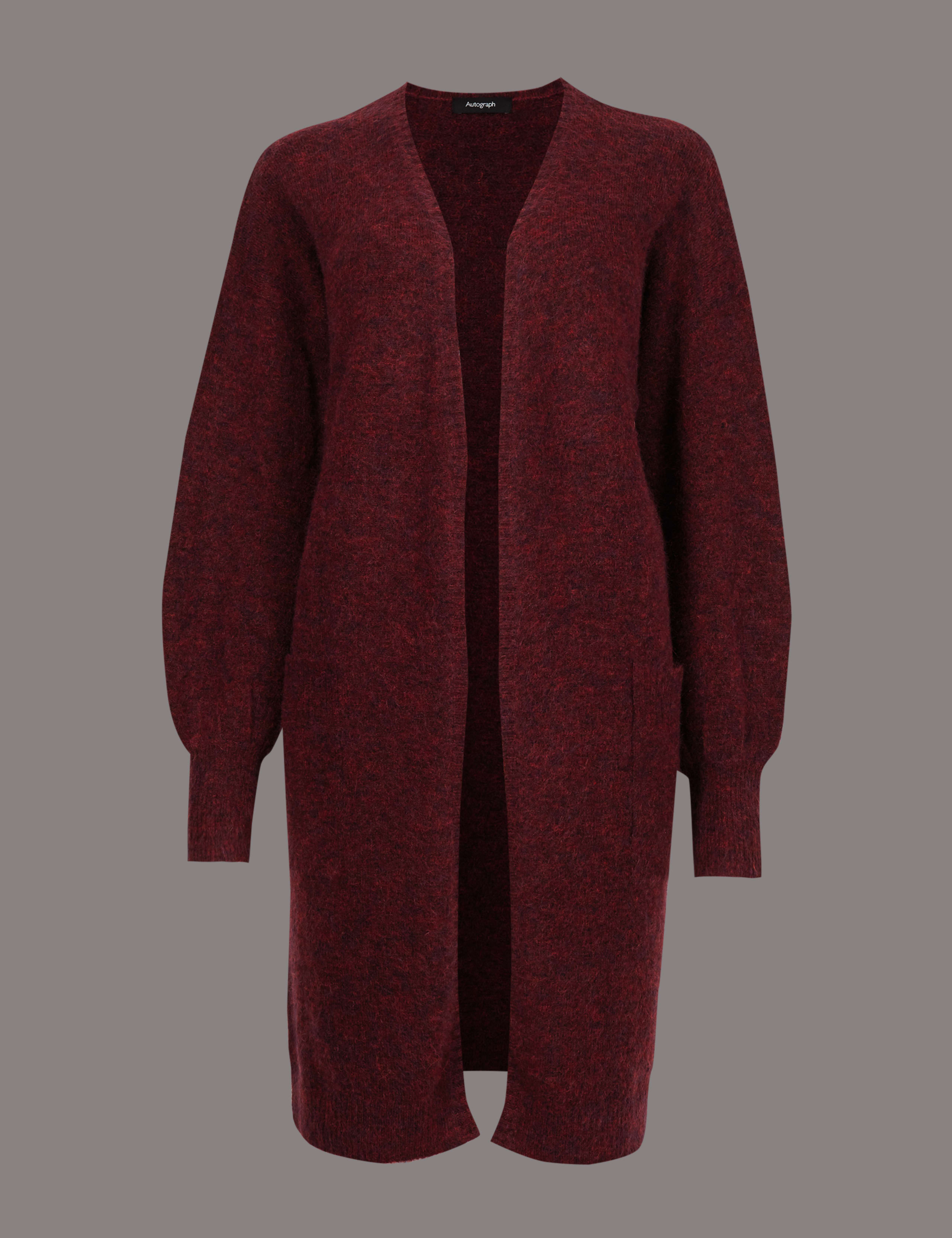 Mohair Blend Open Front Coatigan 2 of 5