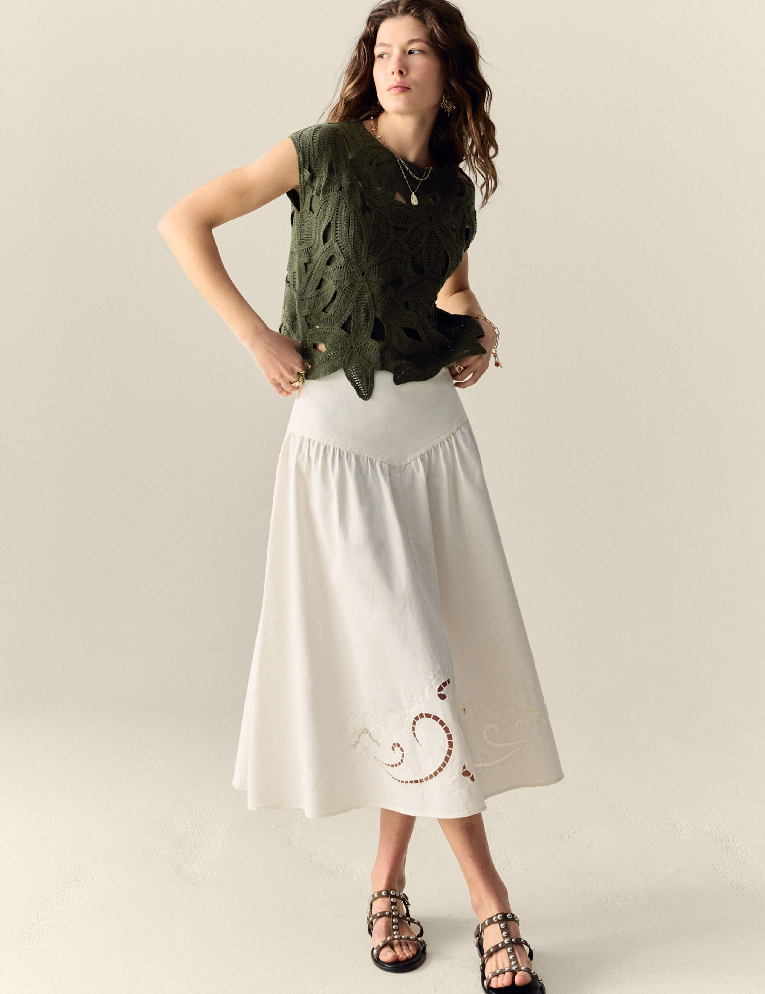 Pointelle Floral Top 3 of 5