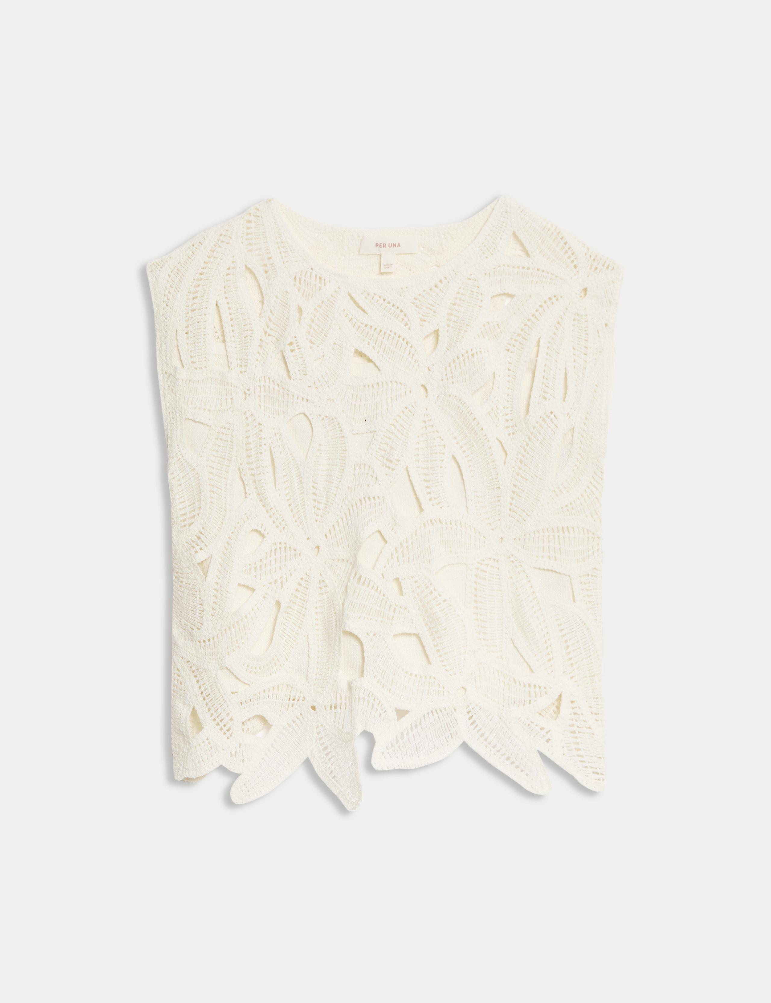 Pointelle Floral Top 2 of 6