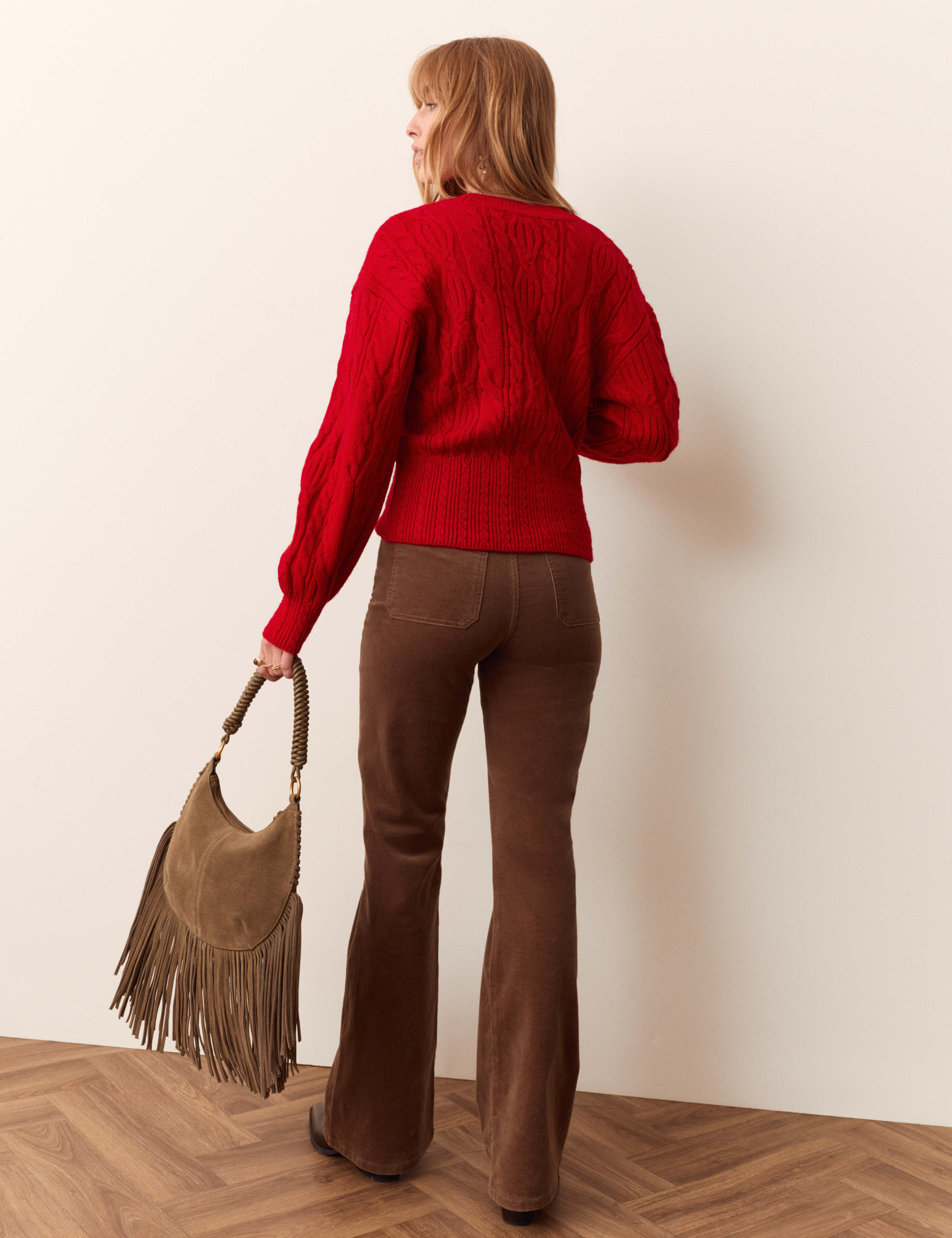 Cable Knit Crew Neck Jumper 3 of 5