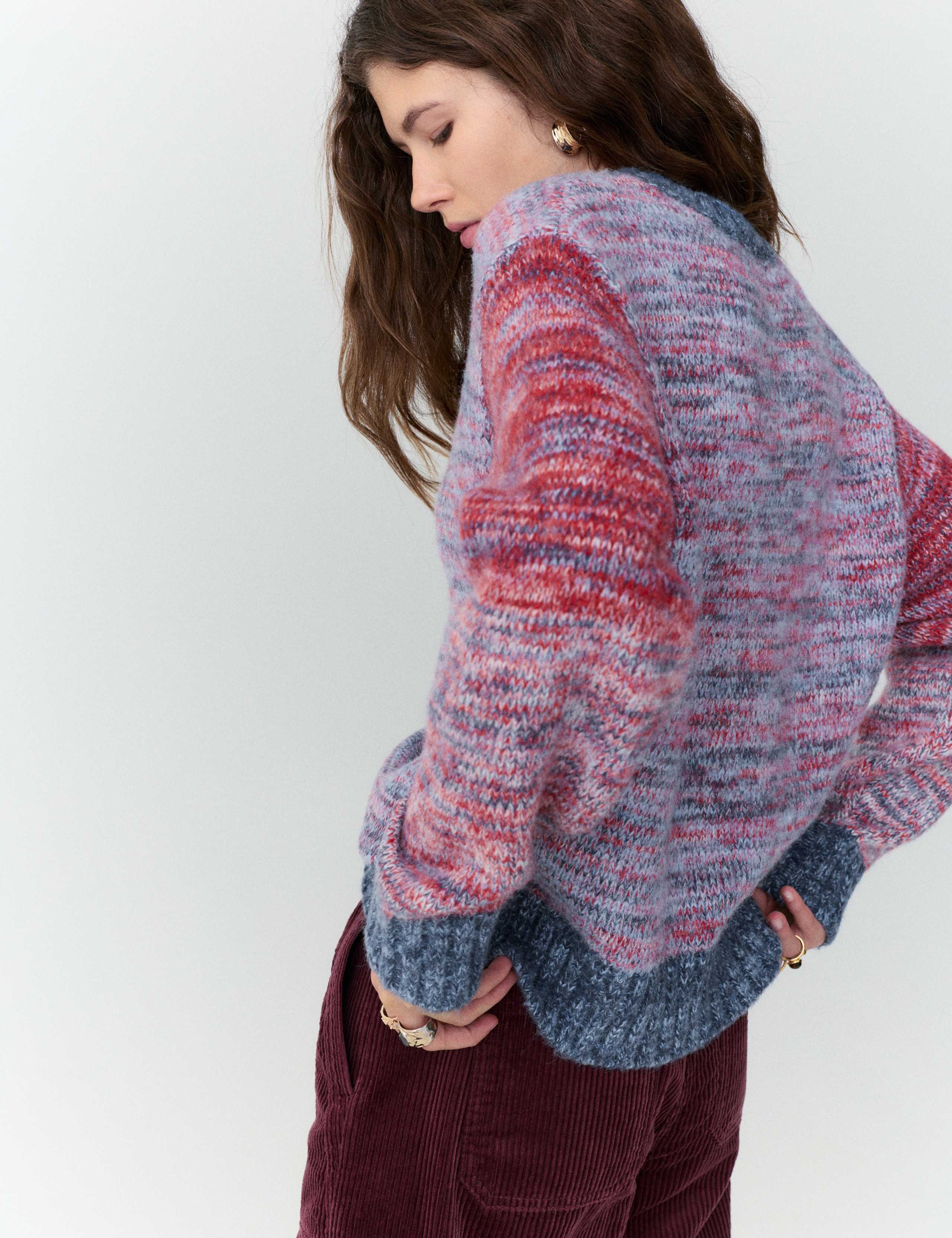 Colour Block Jumper with Mohair 4 of 5