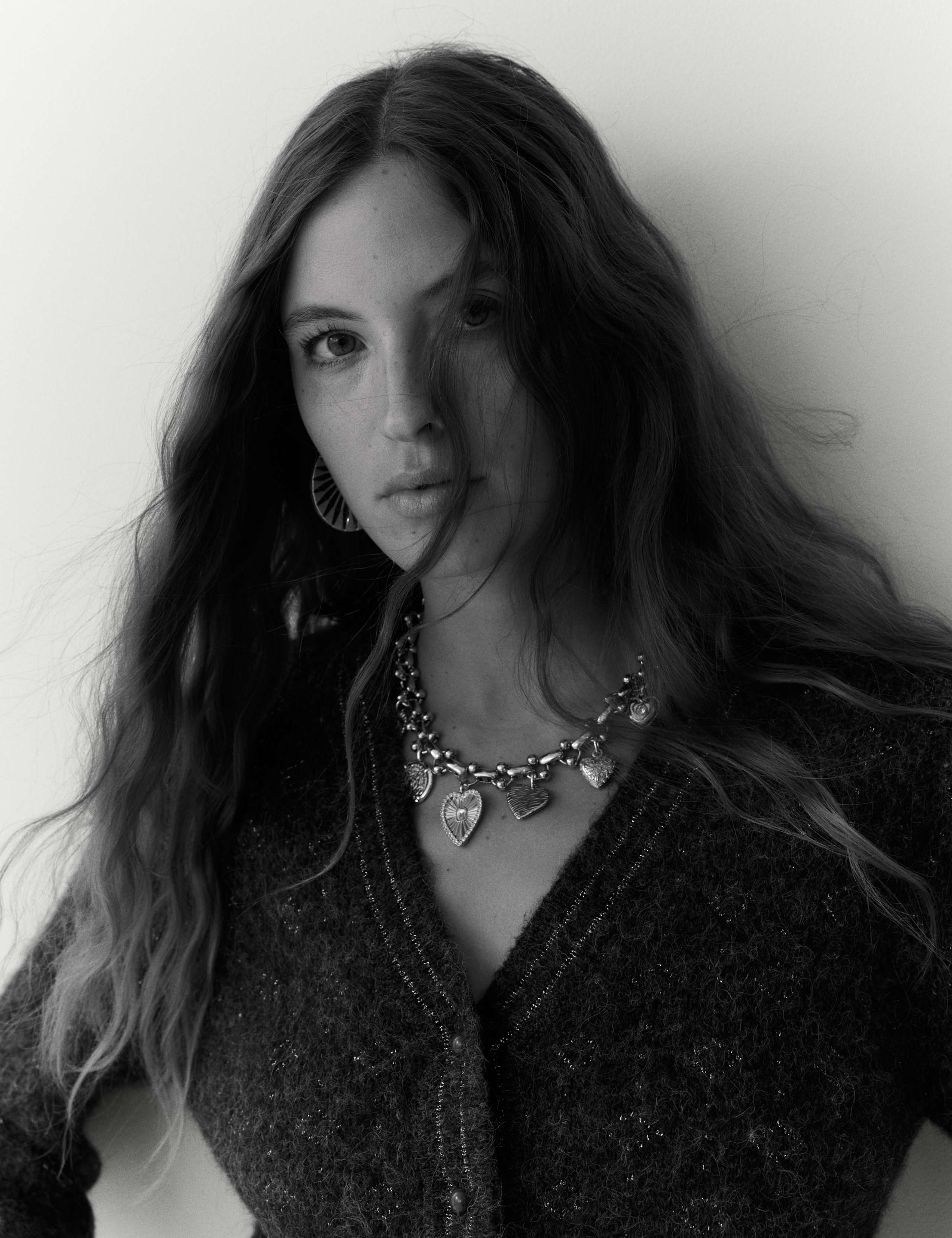 Jacquard V-Neck Cardigan with Wool 5 of 5