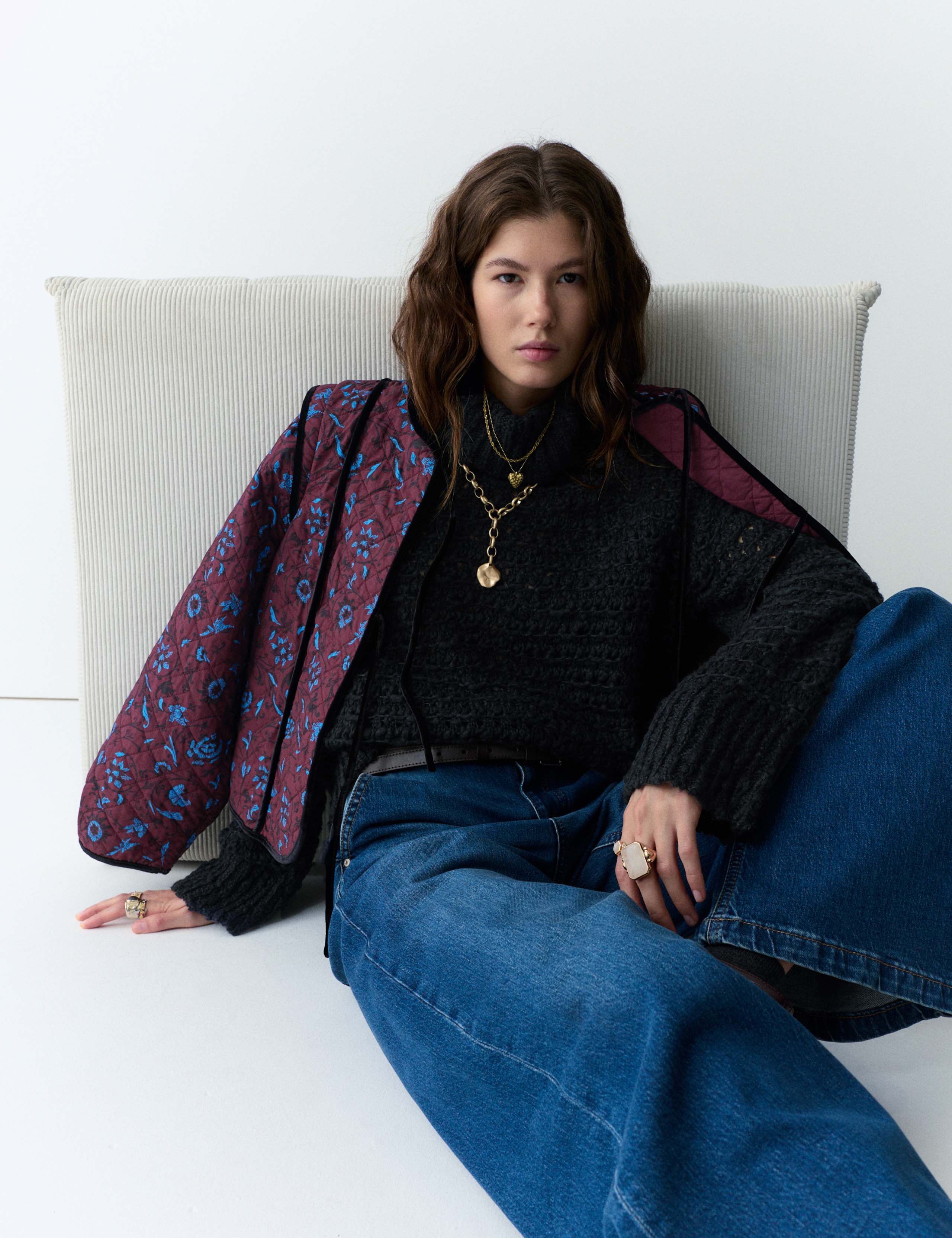 Bouclé Roll Neck Jumper With Wool 3 of 5