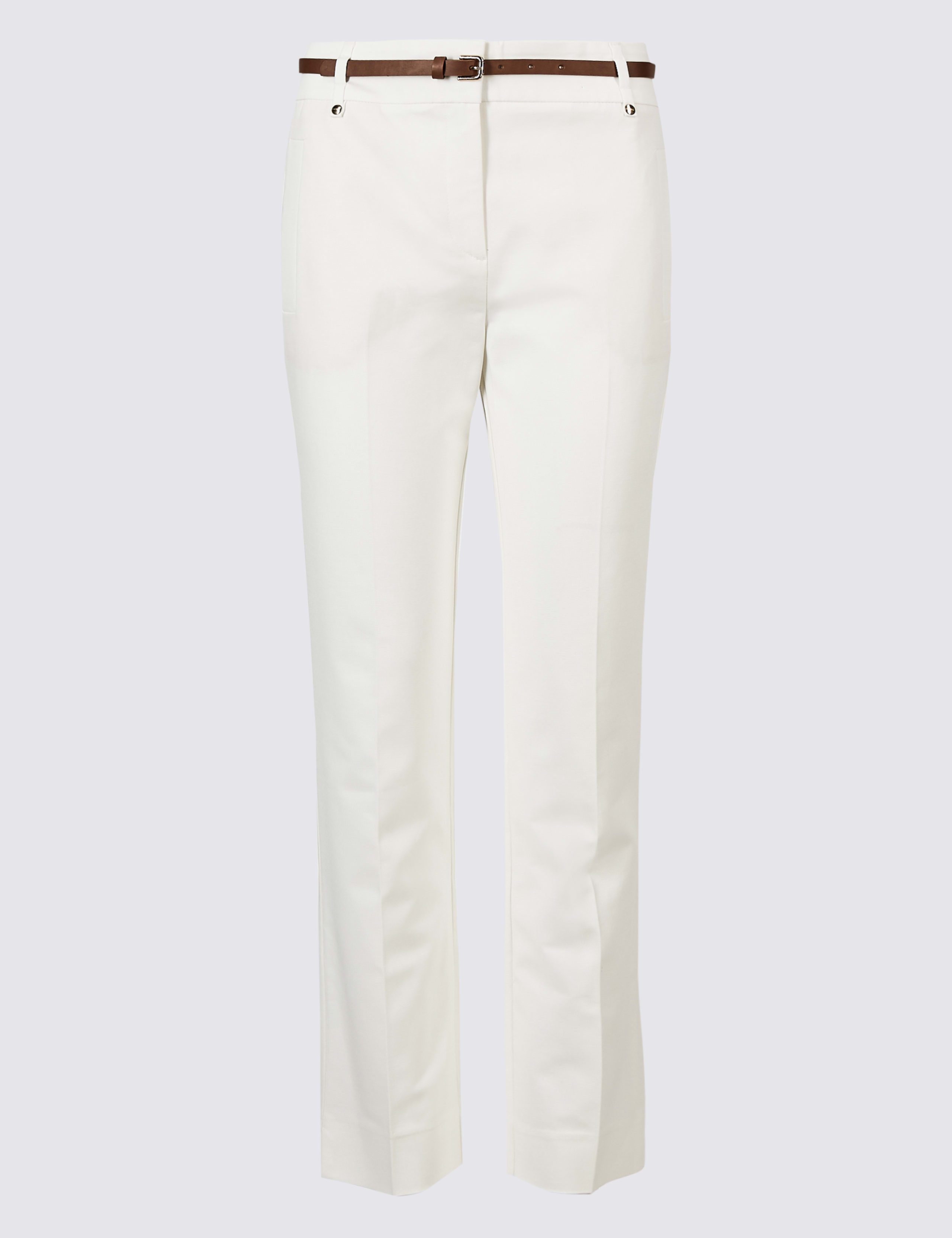 Belted Slim Fit Trousers 2 of 6